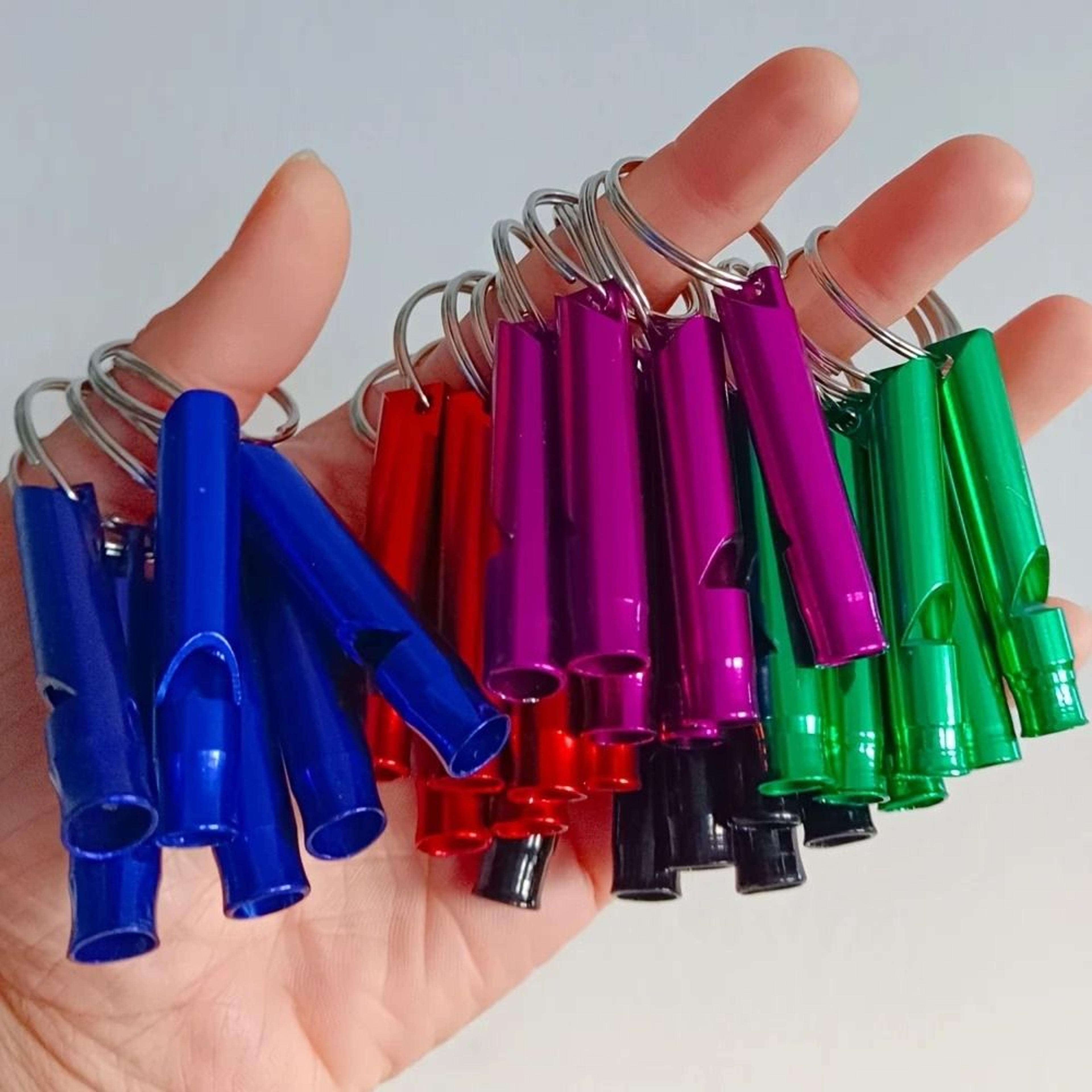30pcs Colored Emergency Life Guard Whistle With Keychain For Camping Hiking And Outdoor Sports 0