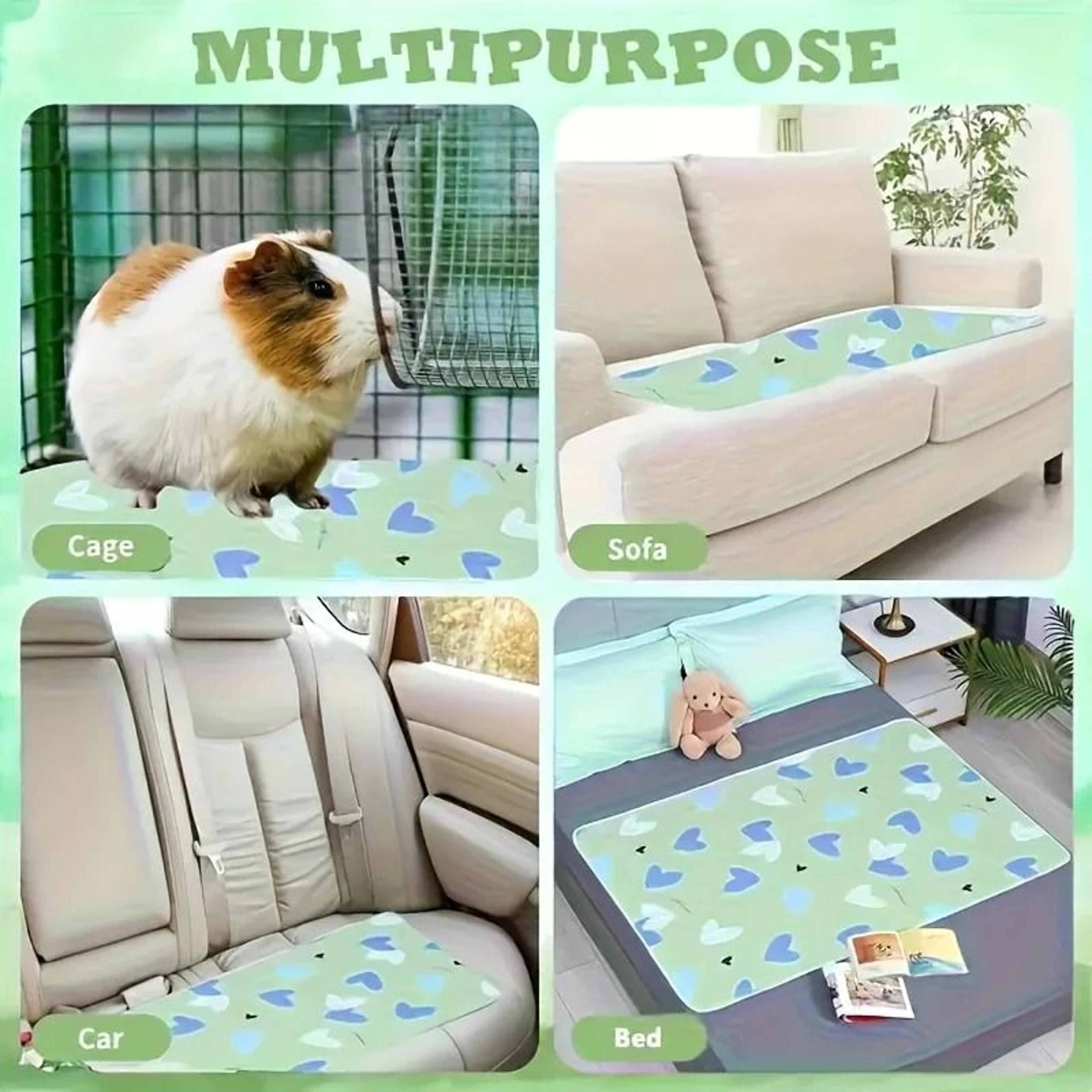 Pet Cage Mat Reusable Washable Bedding For Hamsters Rabbits Guinea Pigs Cats And Reptiles With Fun  4
