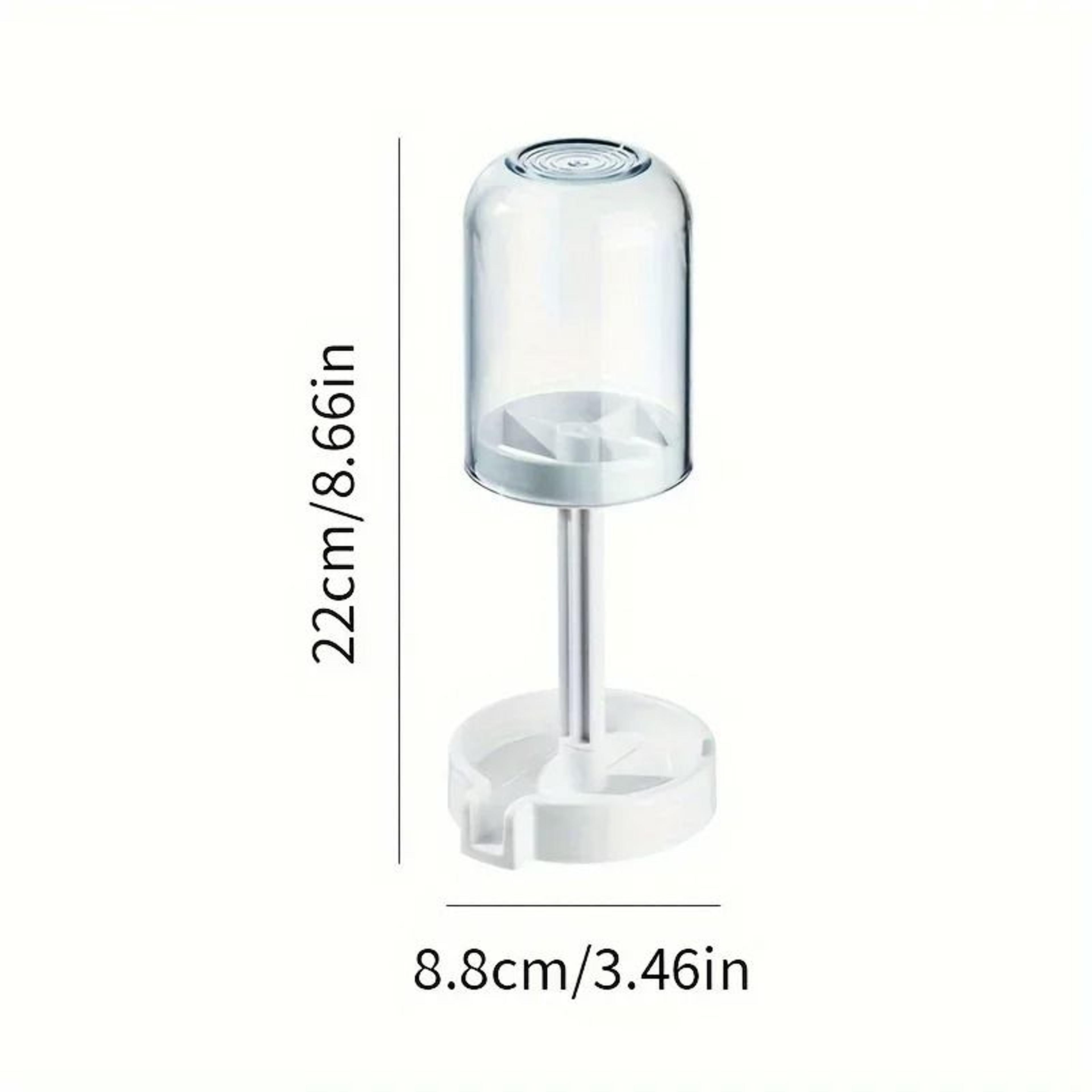 Plastic Multifunctional Bathroom Toothbrush And Cup Organizer With Dust Cover And Drainage Design 4