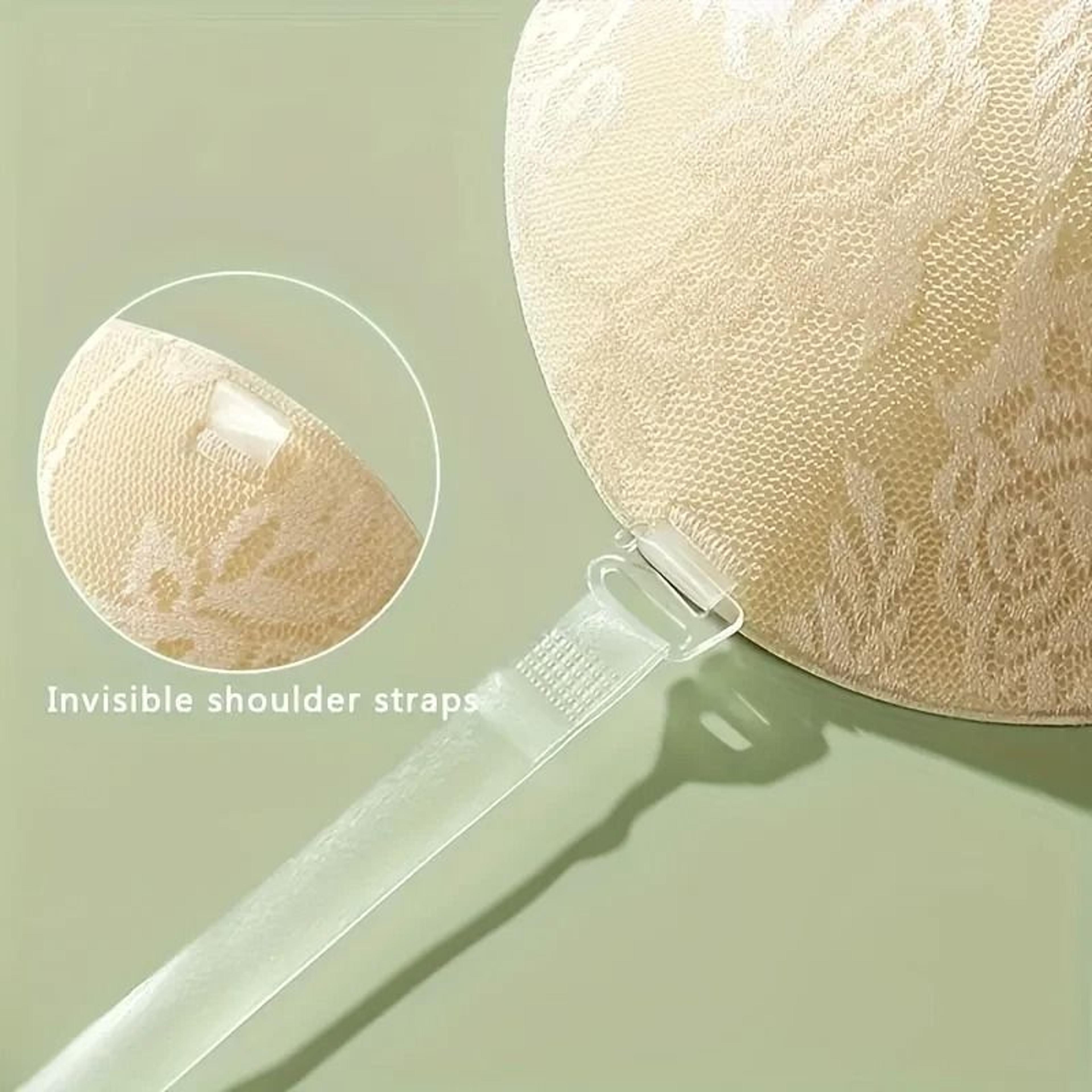 Womens Invisible Soft Elegant Strapless And Seamless PushUp Bra  Elegant Support Underwear 2