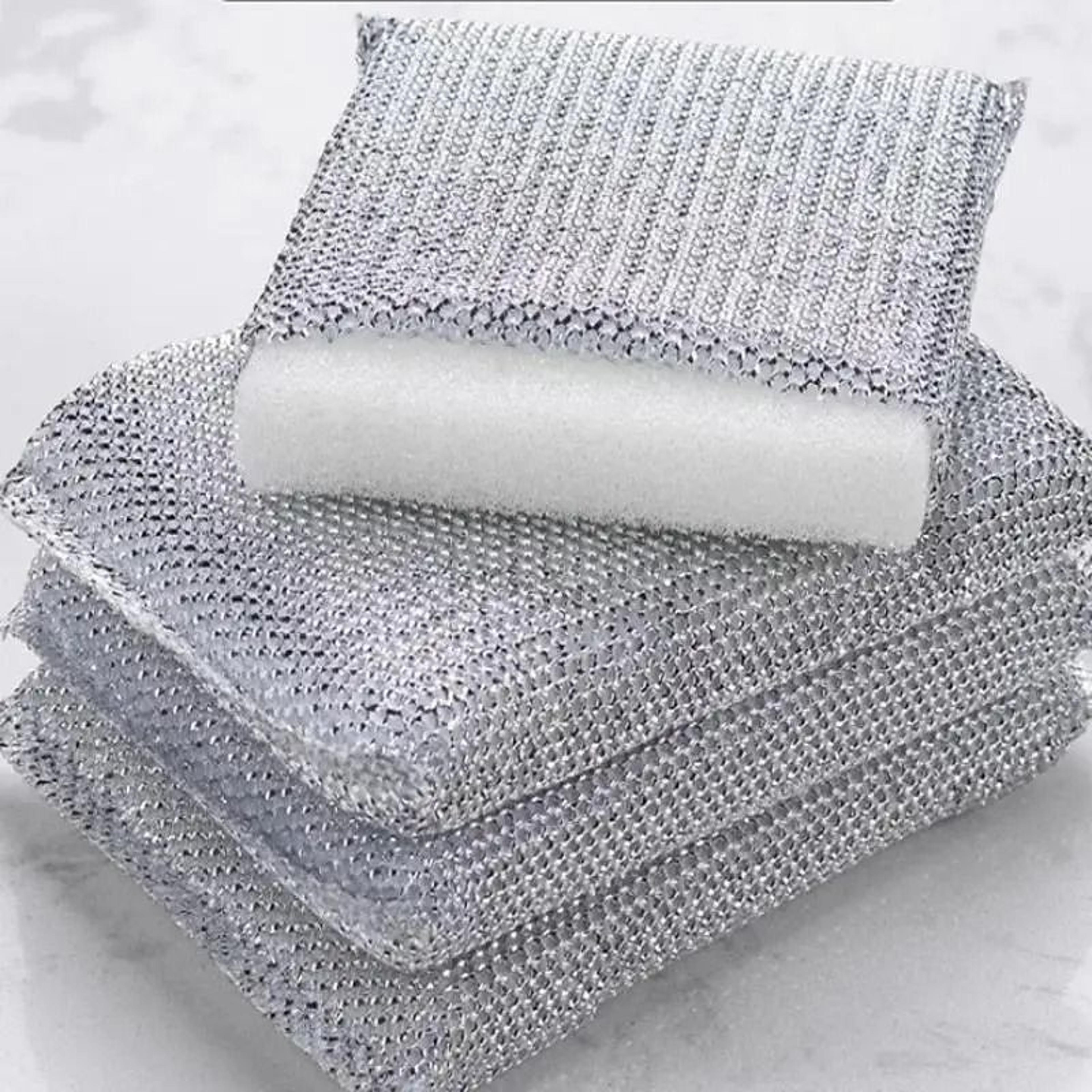 4Piece Kitchen Dishwashing Sponges  PotFriendly Scrubbing Tools Household ScratchFree Cleaning Spon 3
