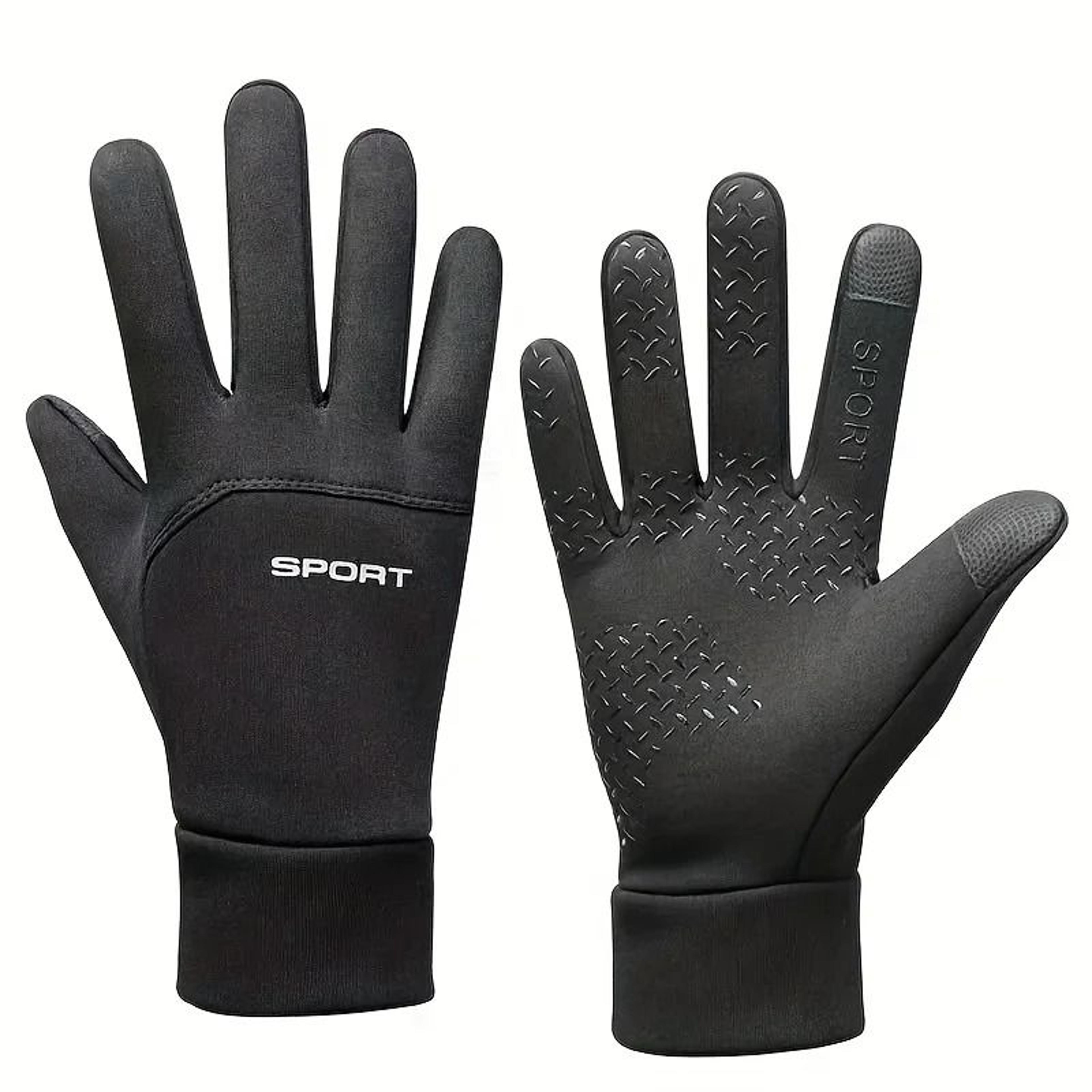 Mens Winter Outdoor Velvet AntiCold Gloves  Sports Cycling  Skiing Touch Screen Warm Gloves 5
