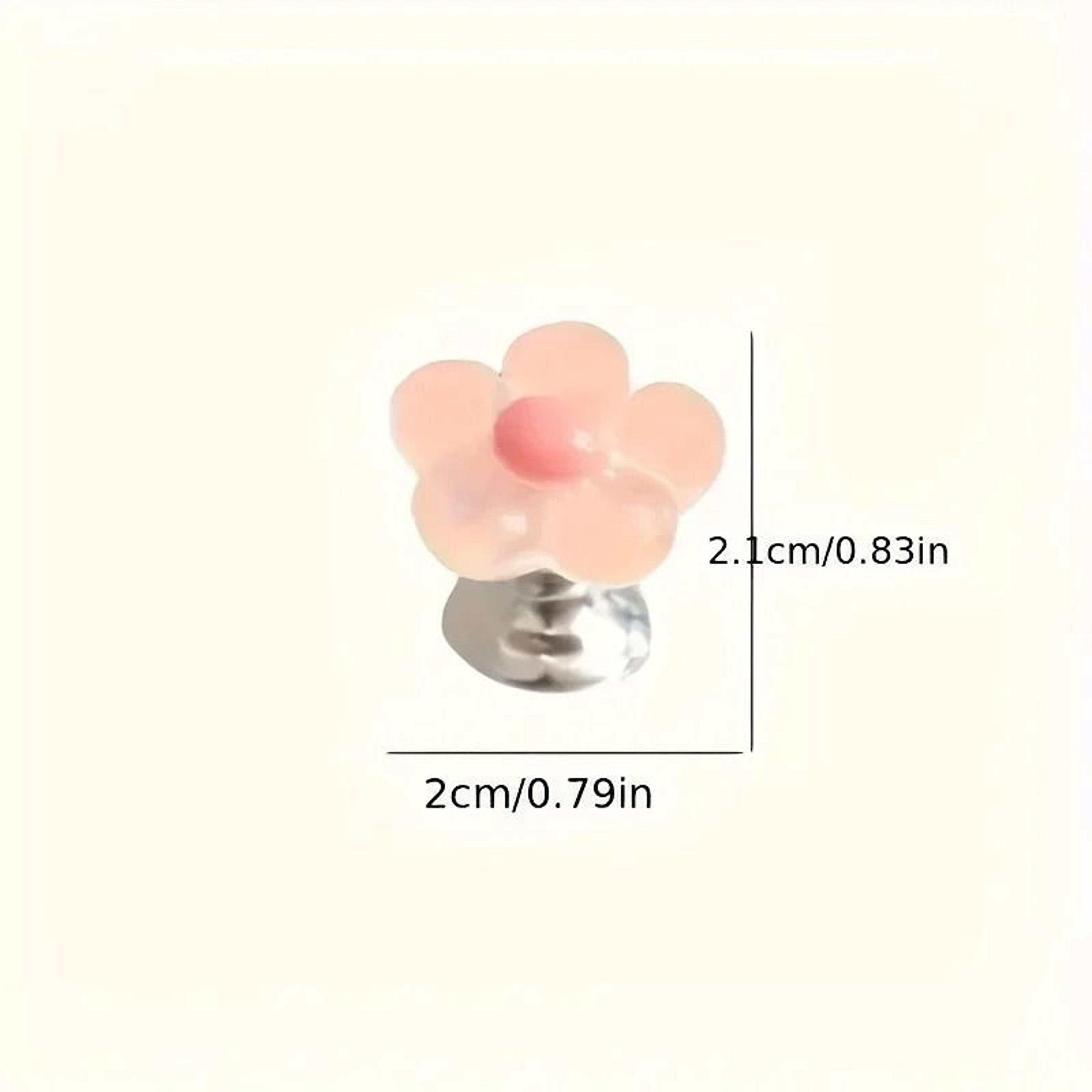 Fashionable Floral Toilet Flush Handle  Essential Bathroom Accessory With Long Nail Friendly Design 5