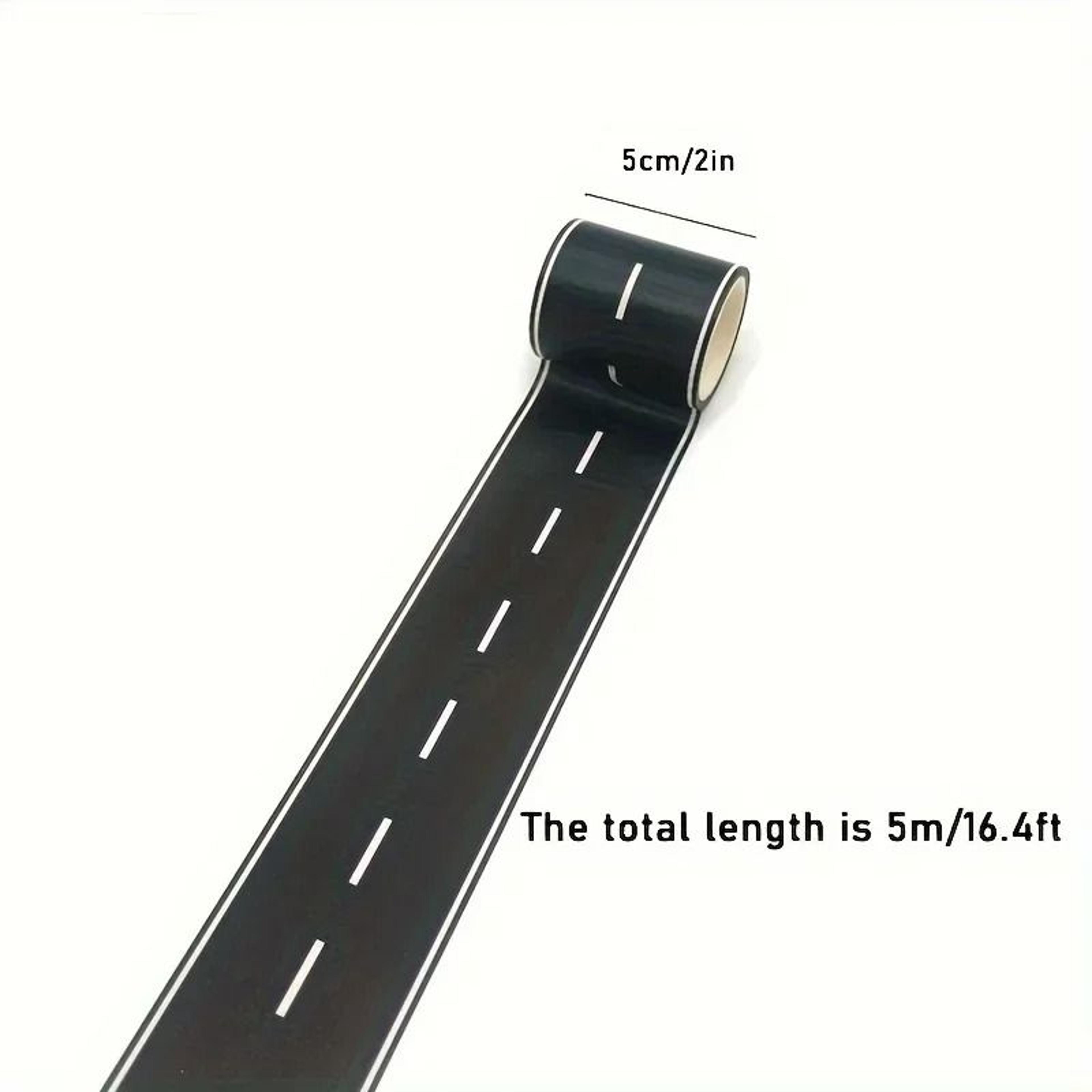 Cartoon Style Reusable Road Stickers  Durable Black Polyurethane Road Tape For Party Racing And Pla 2