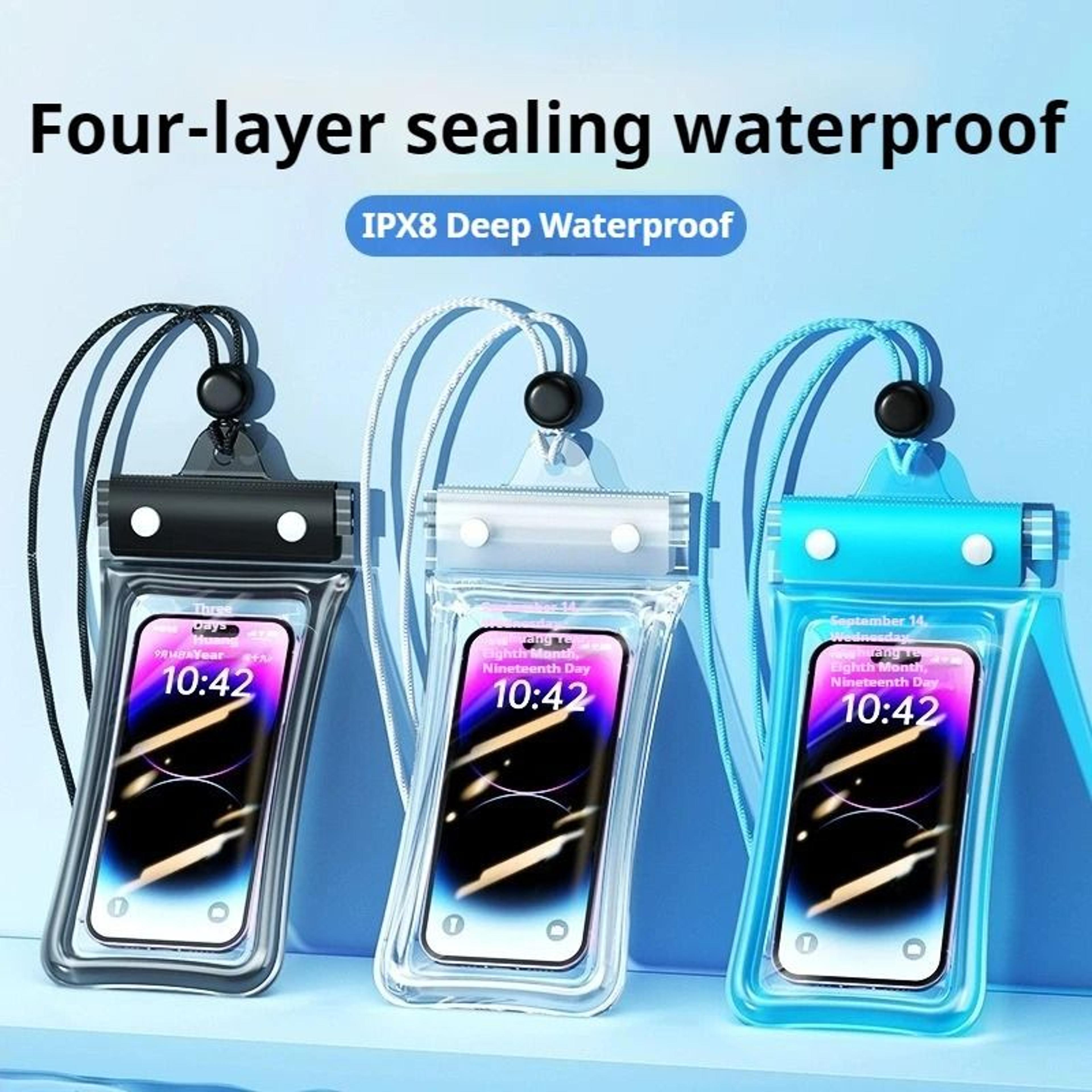Outdoor Universal Mobile Phone Waterproof Pouch Drift Bag With Lanyard  Touchscreen Compatible And  0