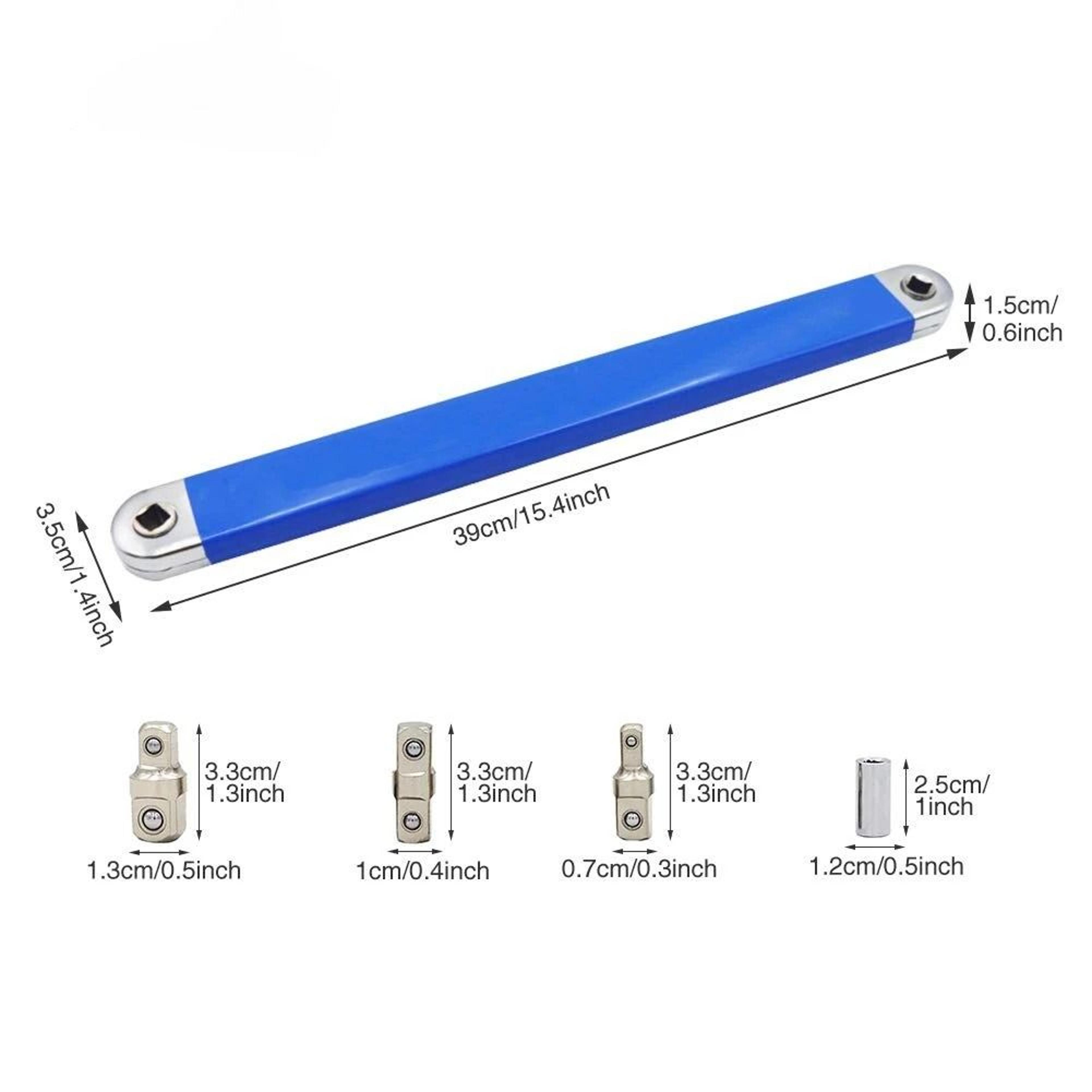 Multifunctional Offset Extension Ratchet Wrench Impact Ready Set For Tight Spaces Car Repair Tool 6