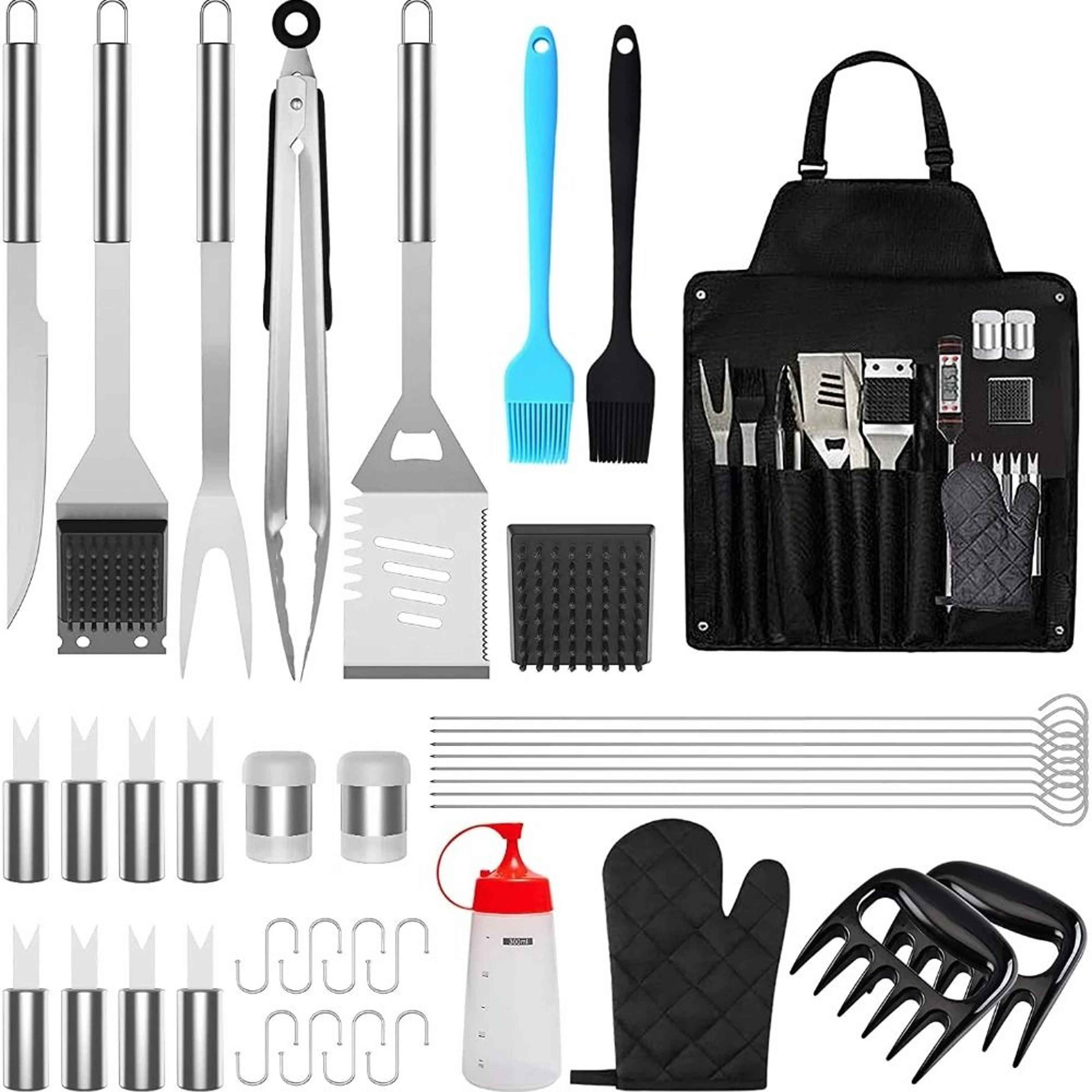 25Piece And 39Piece Stainless Steel Outdoor Kitchen Grill BBQ Tool Set With Oxford Cloth Storage Ca 0