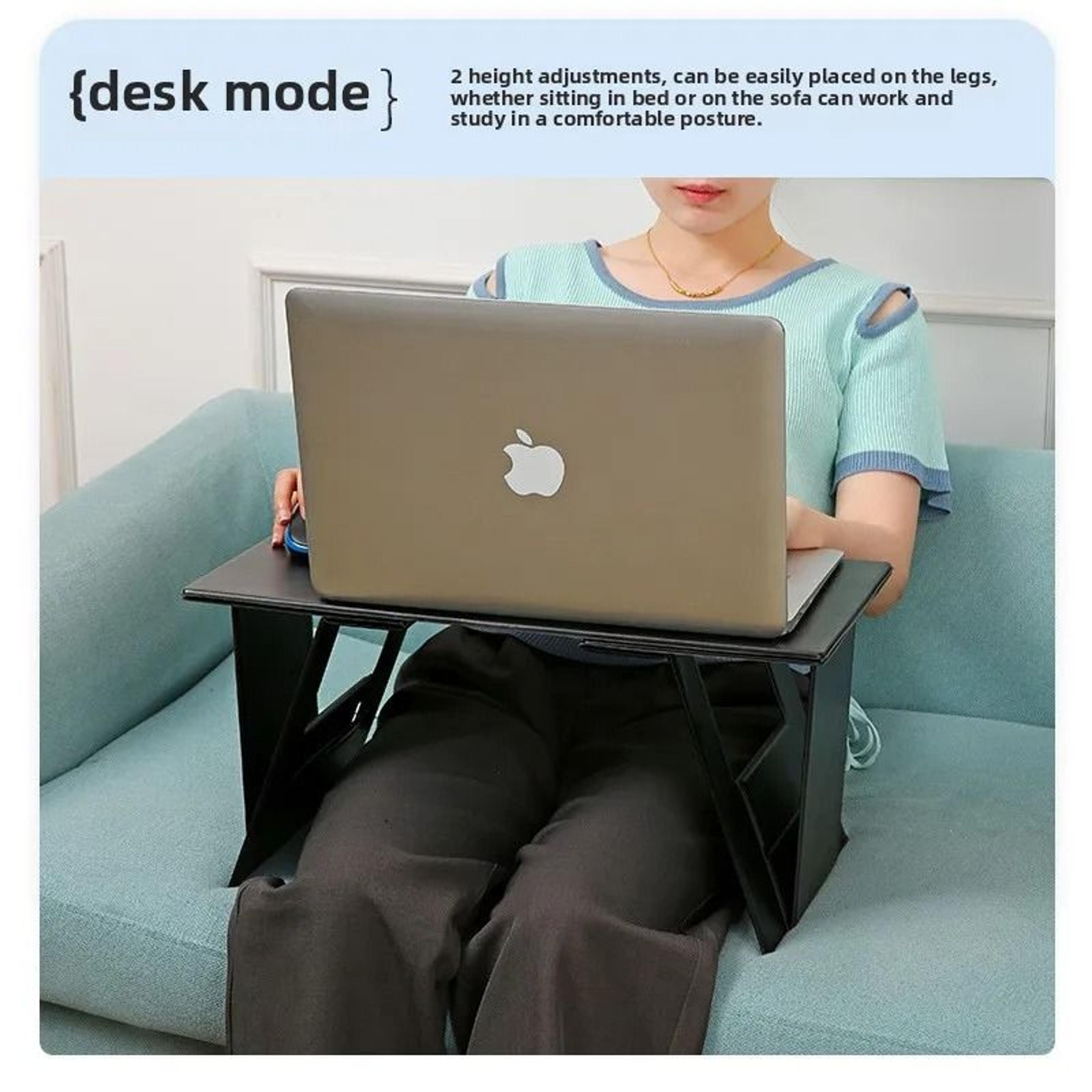 Portable Folding Small Bed Desk Bracket For Home Office And Car Computer Laptop Pad Reading And Wri 3