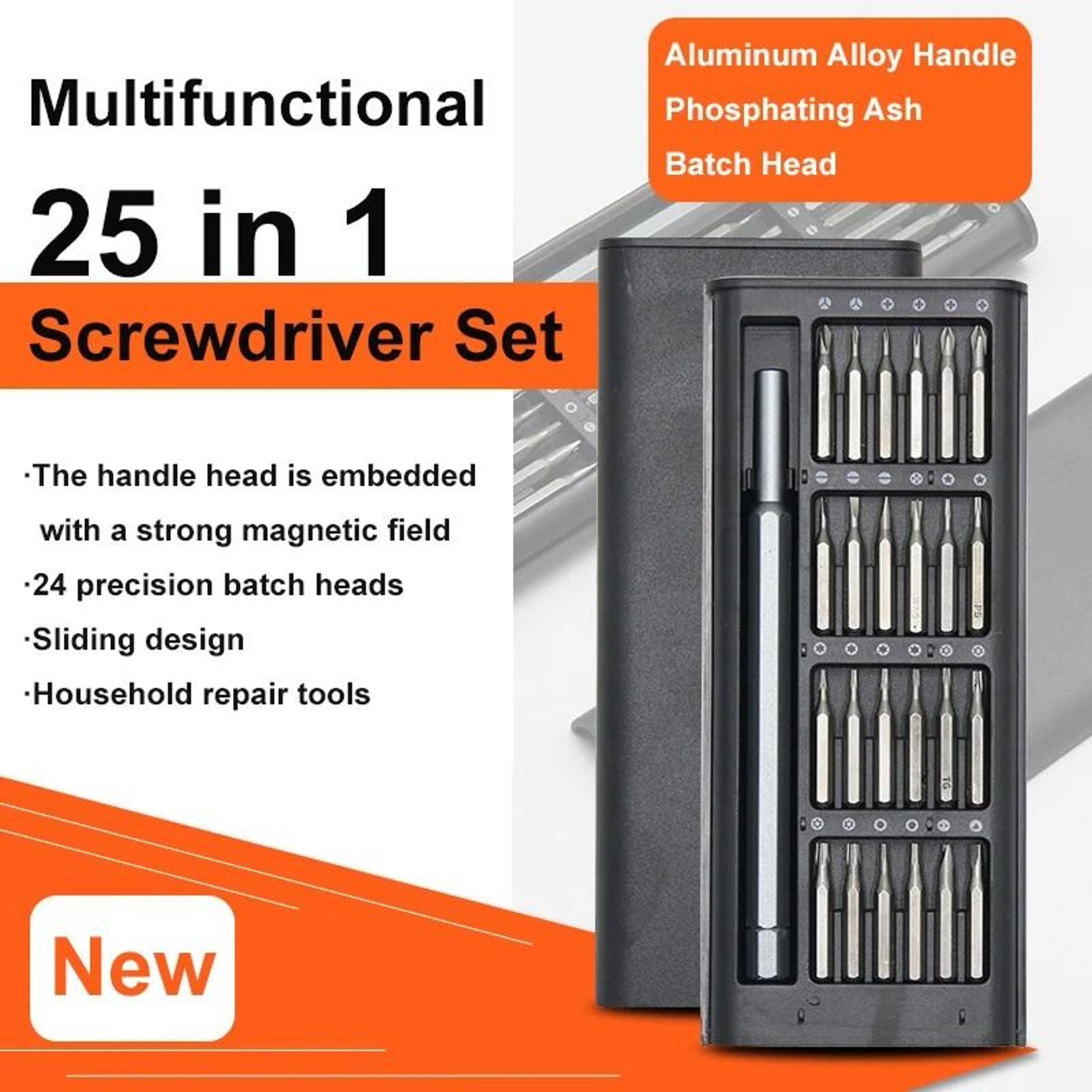 25in1 Precision Magnetic Screwdriver Set For Professional Phone And Computer Repairs 0