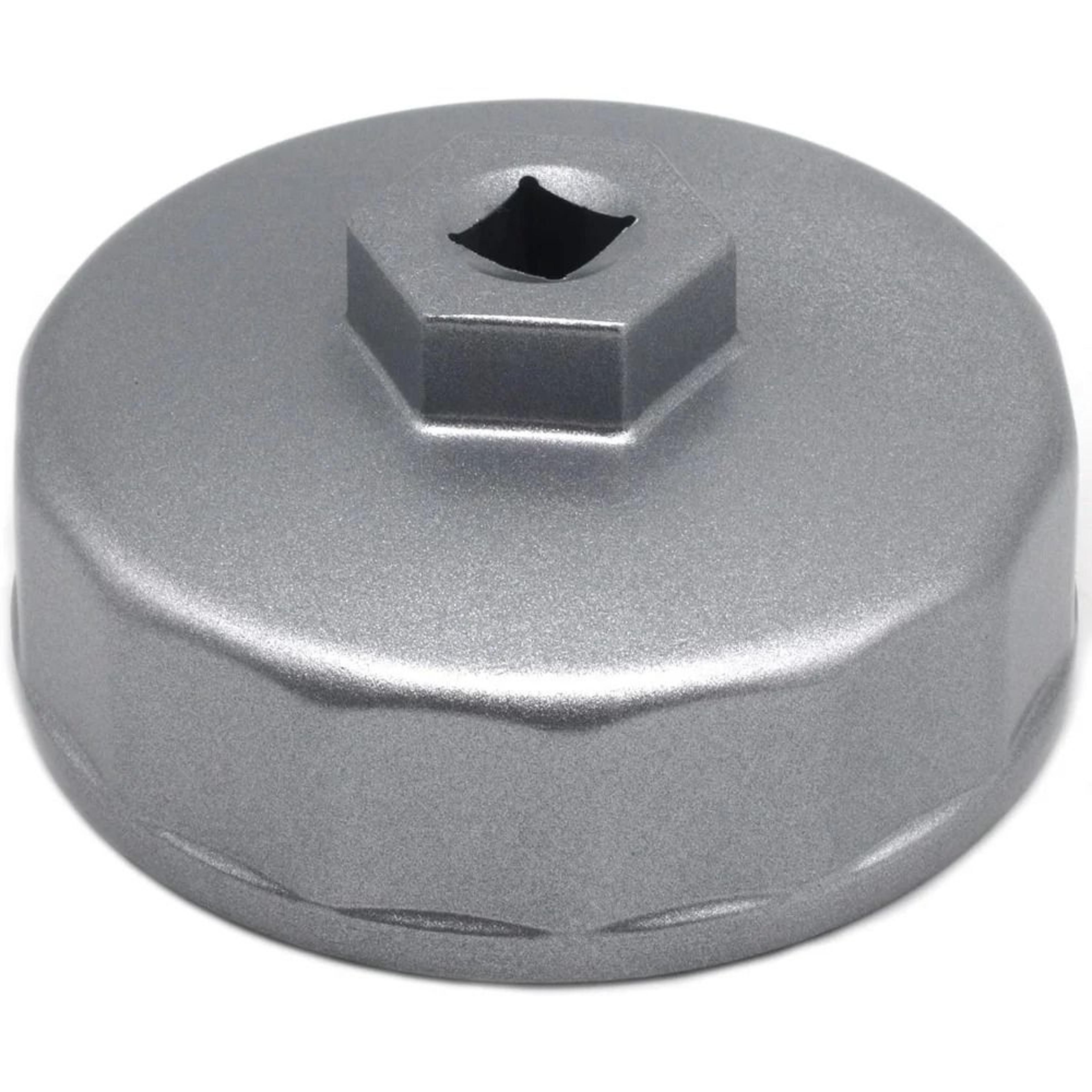 Aluminum 74mm Hat Style Car Oil Filter Wrench Socket Remover Tool 5