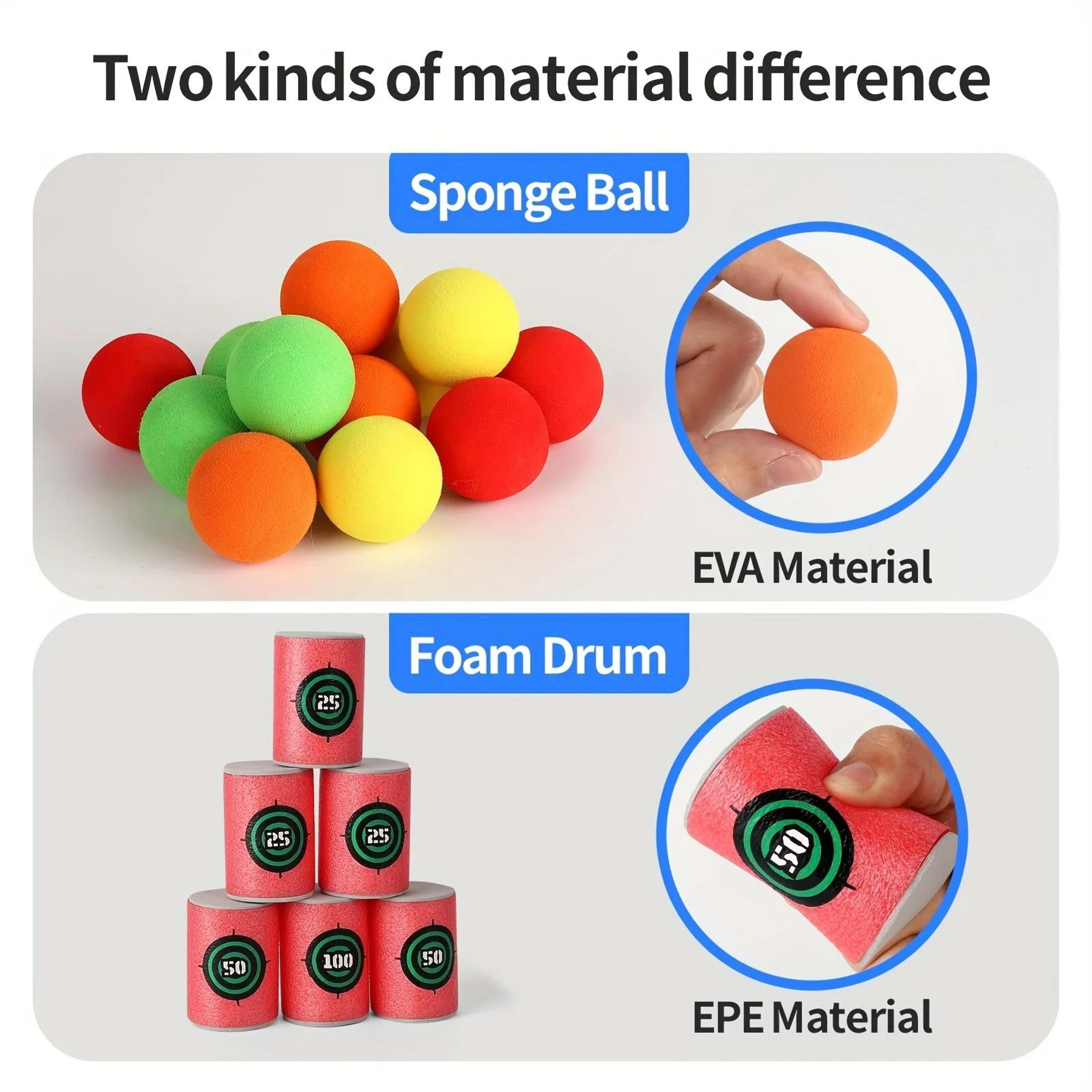 Kids Soft Bullet Target Practice Educational Shooting Toy Set 3