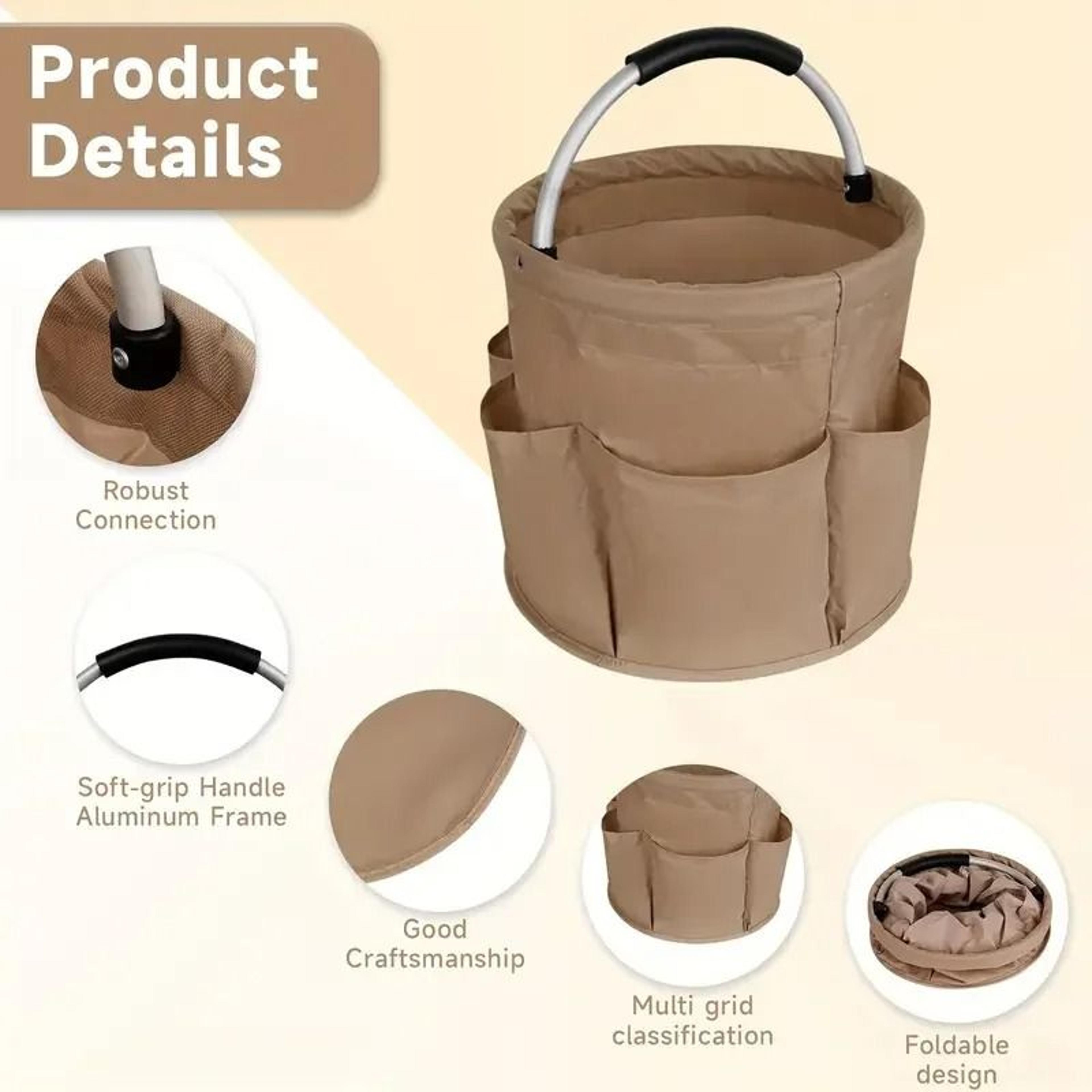 17L Large Folding Storage Organizer Bag And Outdoor Cleaning Caddy 3