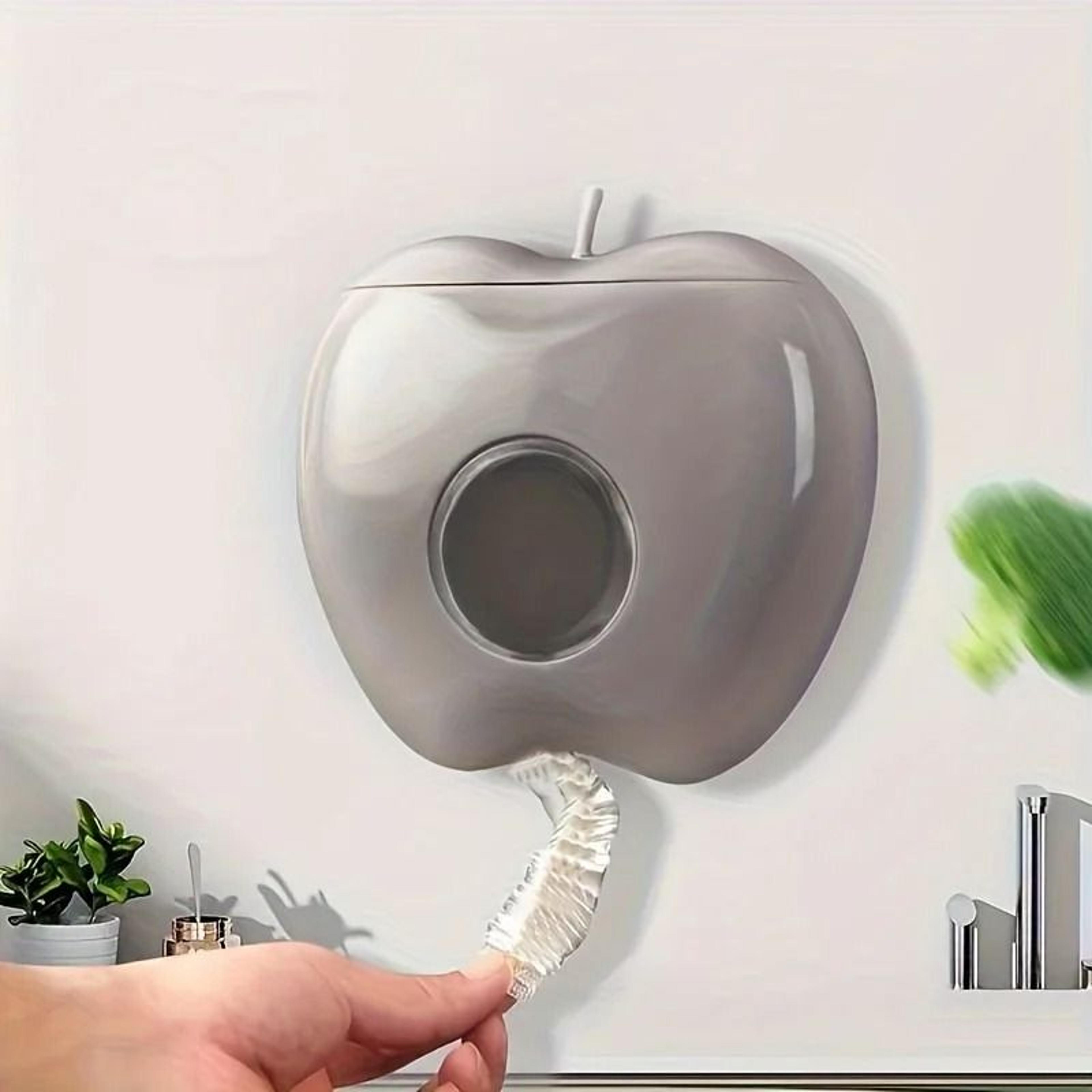 WallMounted AppleShaped Bag Dispenser And SpaceSaving Organizer 7