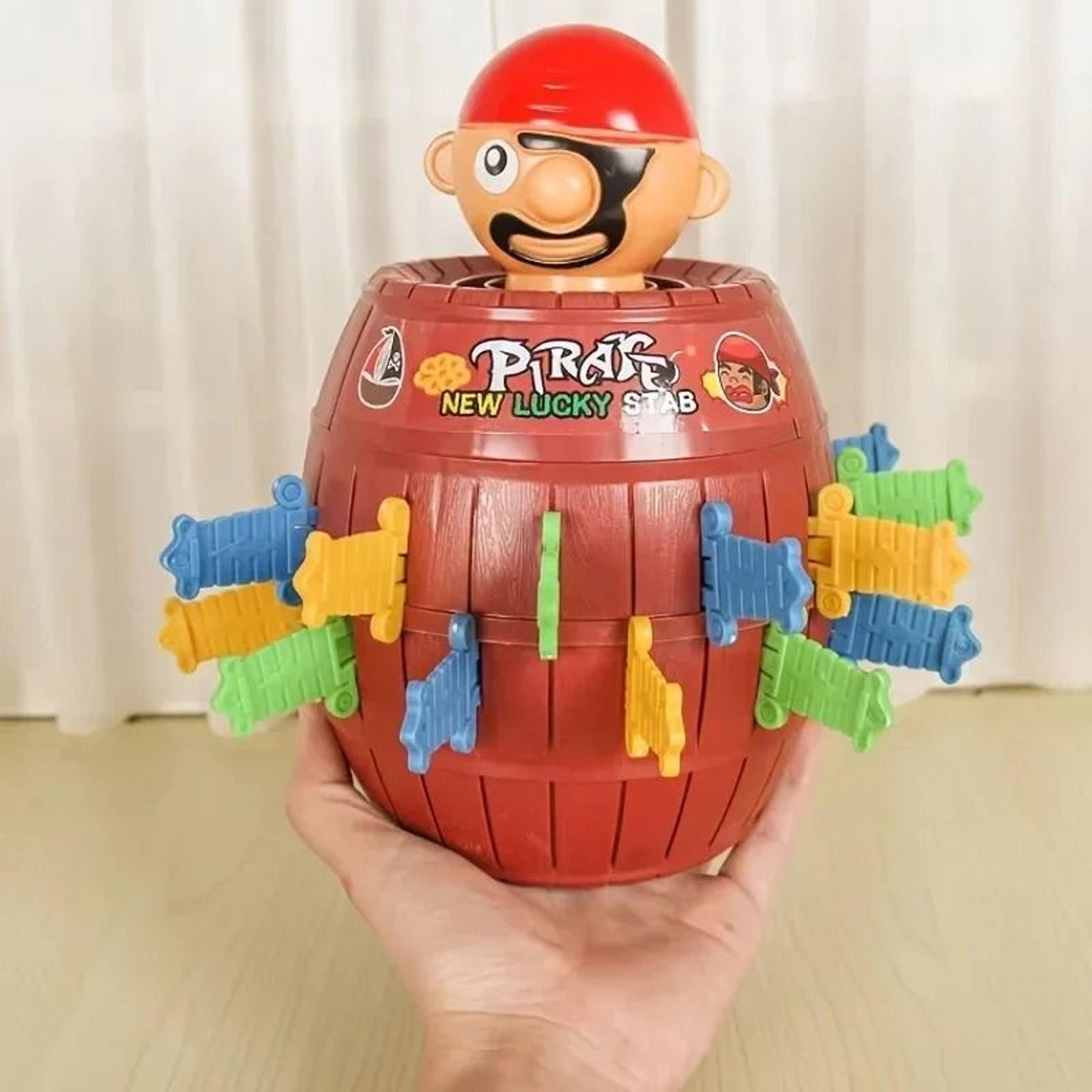 Parent Child Interactive Pirate Bucket Sword Stab Jumping Game 1