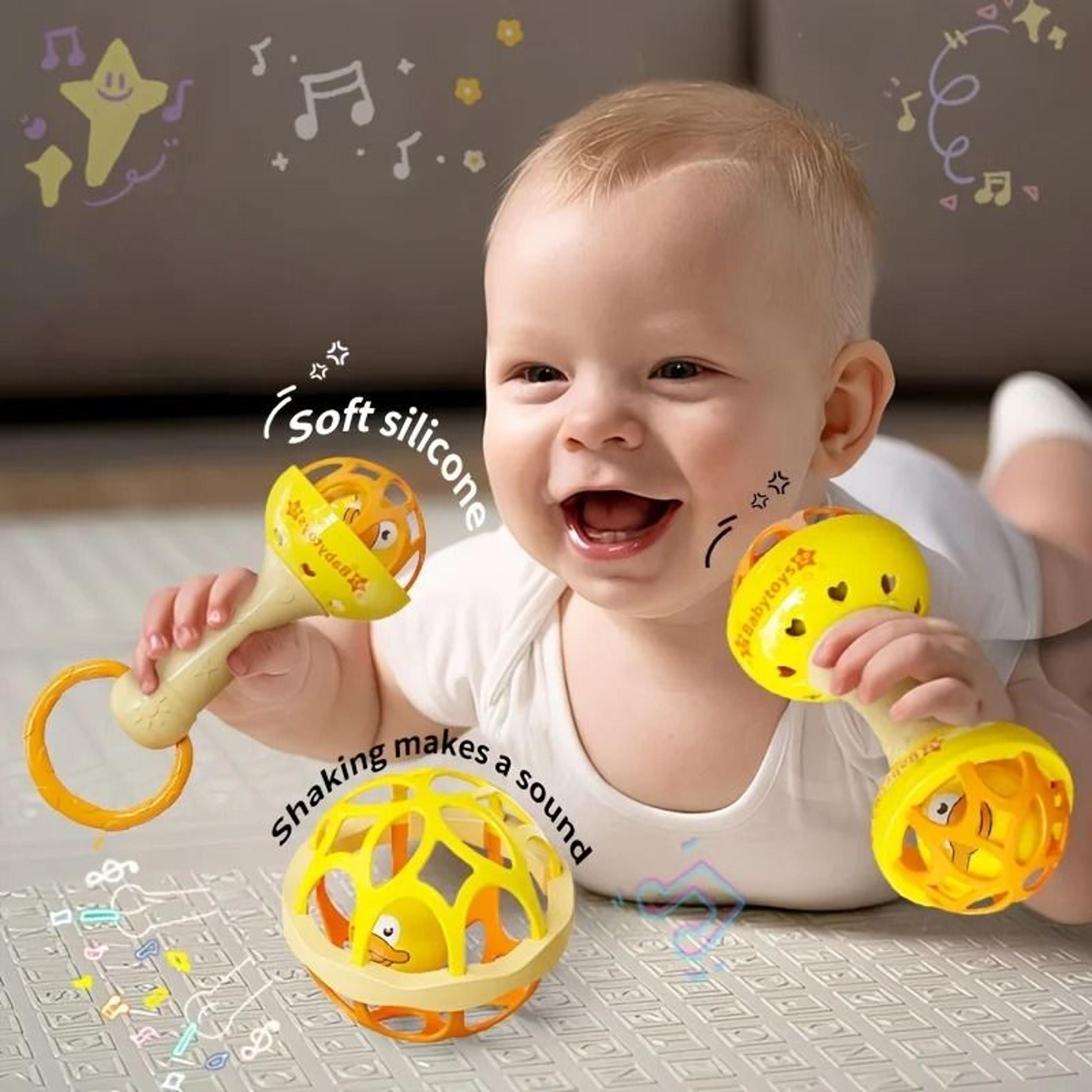 Youngsters Hand Shaking Bell Vibrating Toy 4