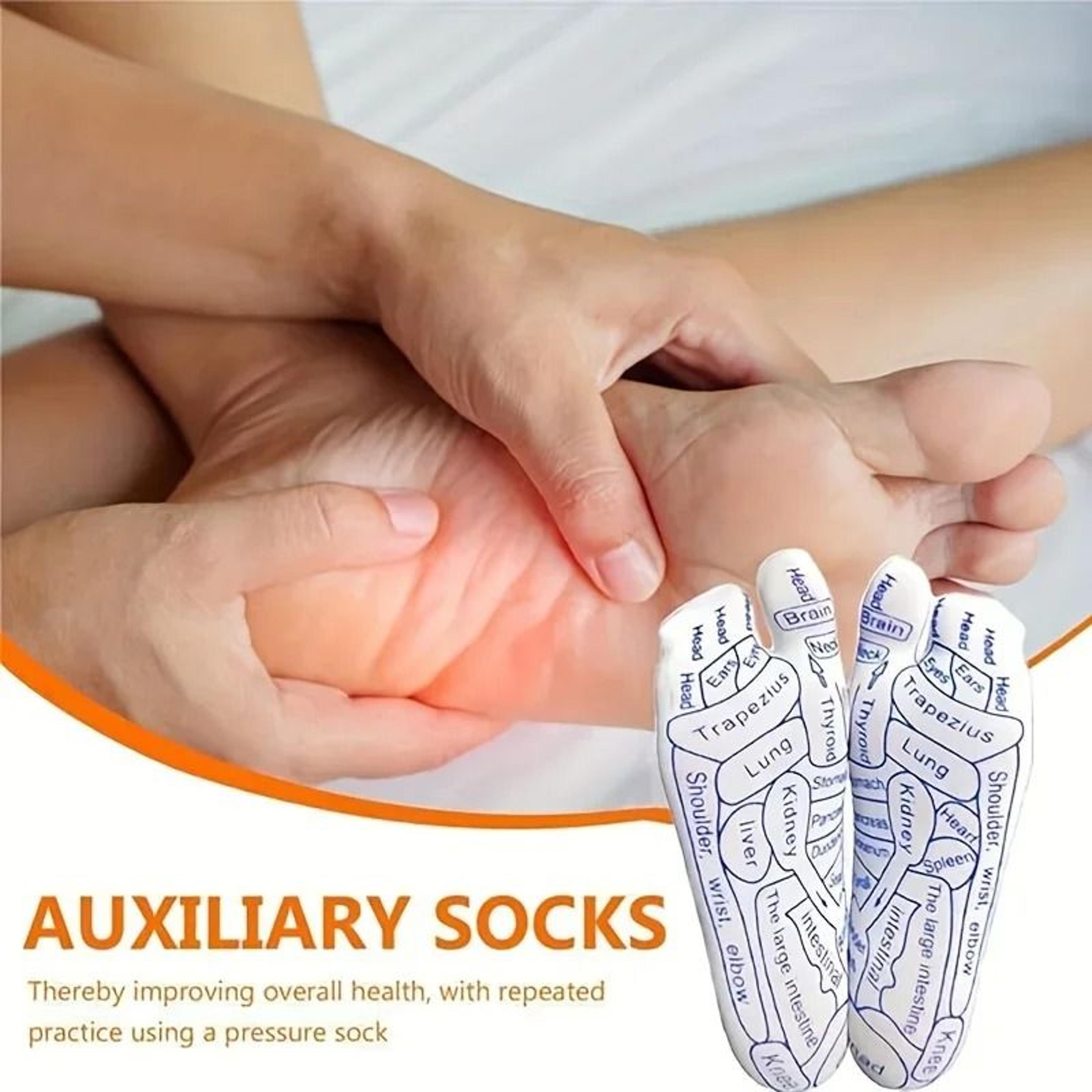 Multifunctional Finger Compression Socks  Foot Massage Set 3