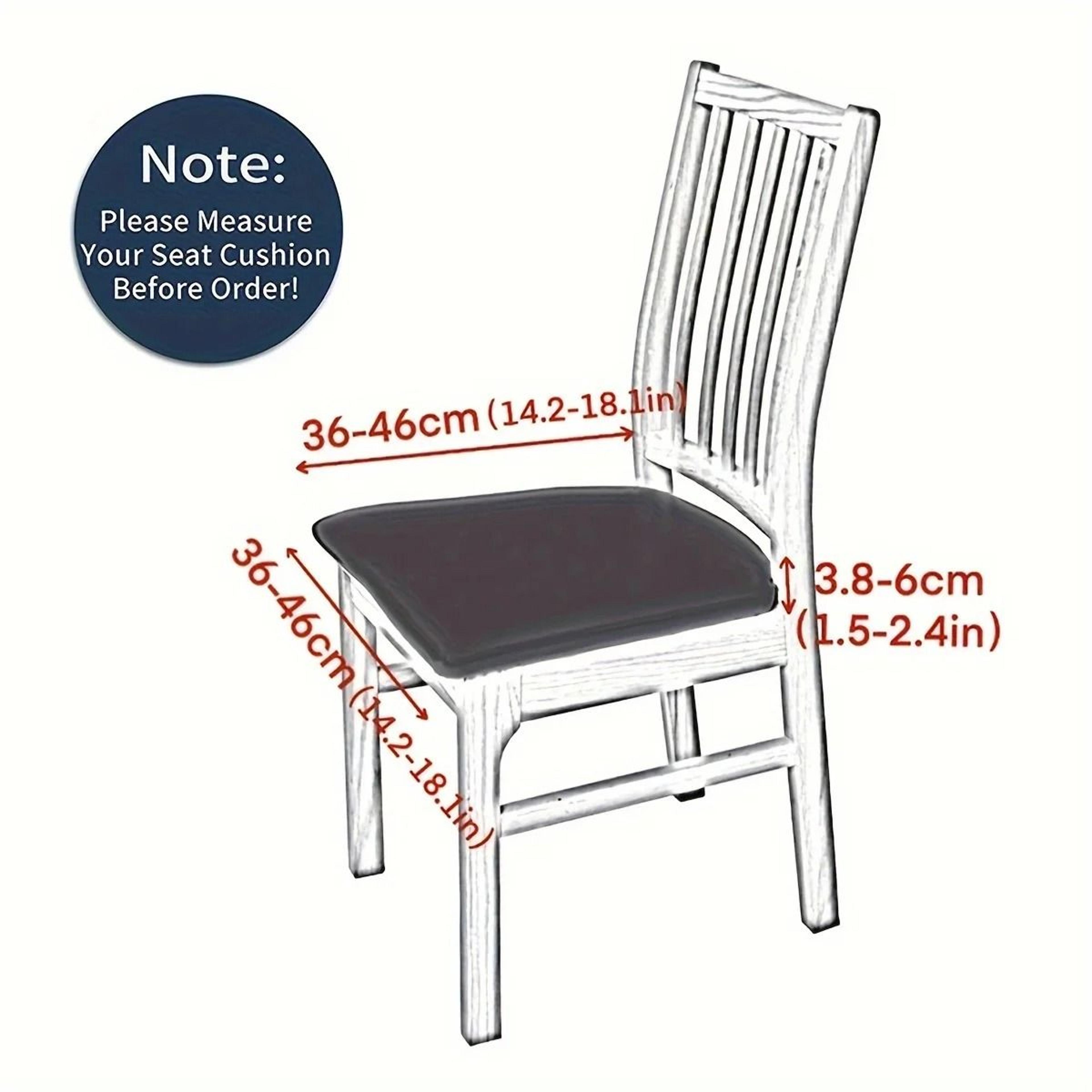 Solid Color Brushed High Elastic Chair Slipcovers 1