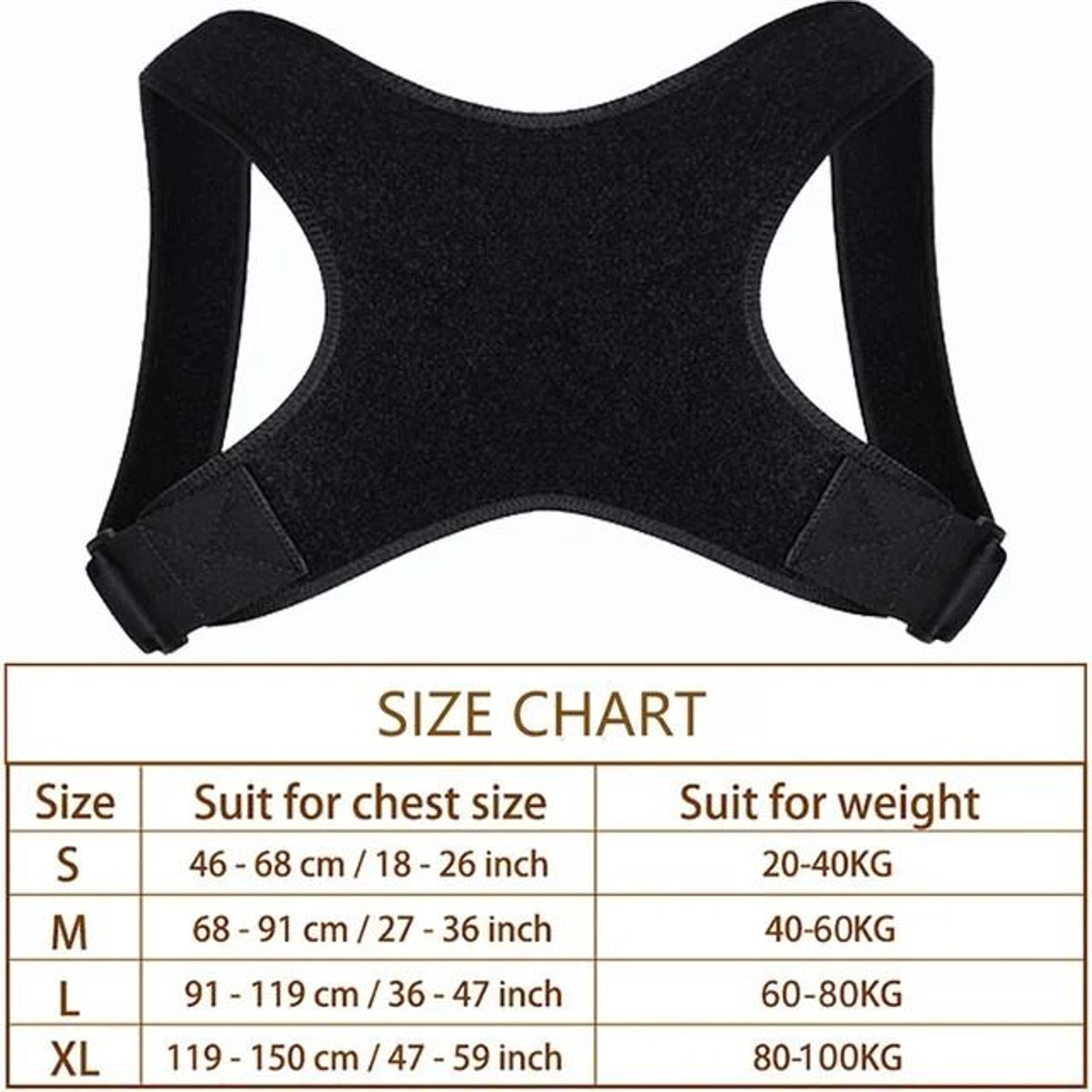 Invisible Adjustable Back Posture Corrector  Shoulder Brace 6