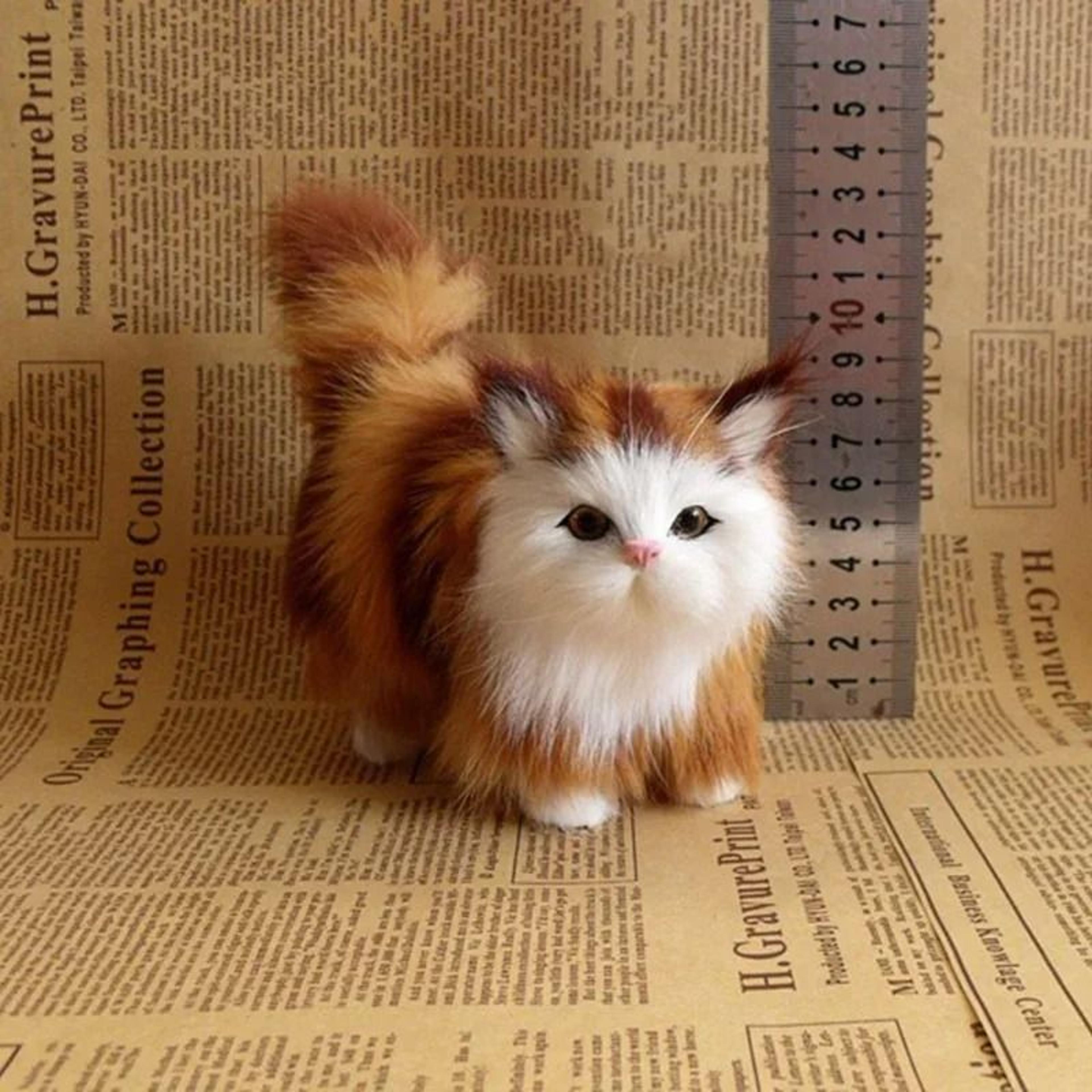 Cute Simulation Cat Plush Toy 3