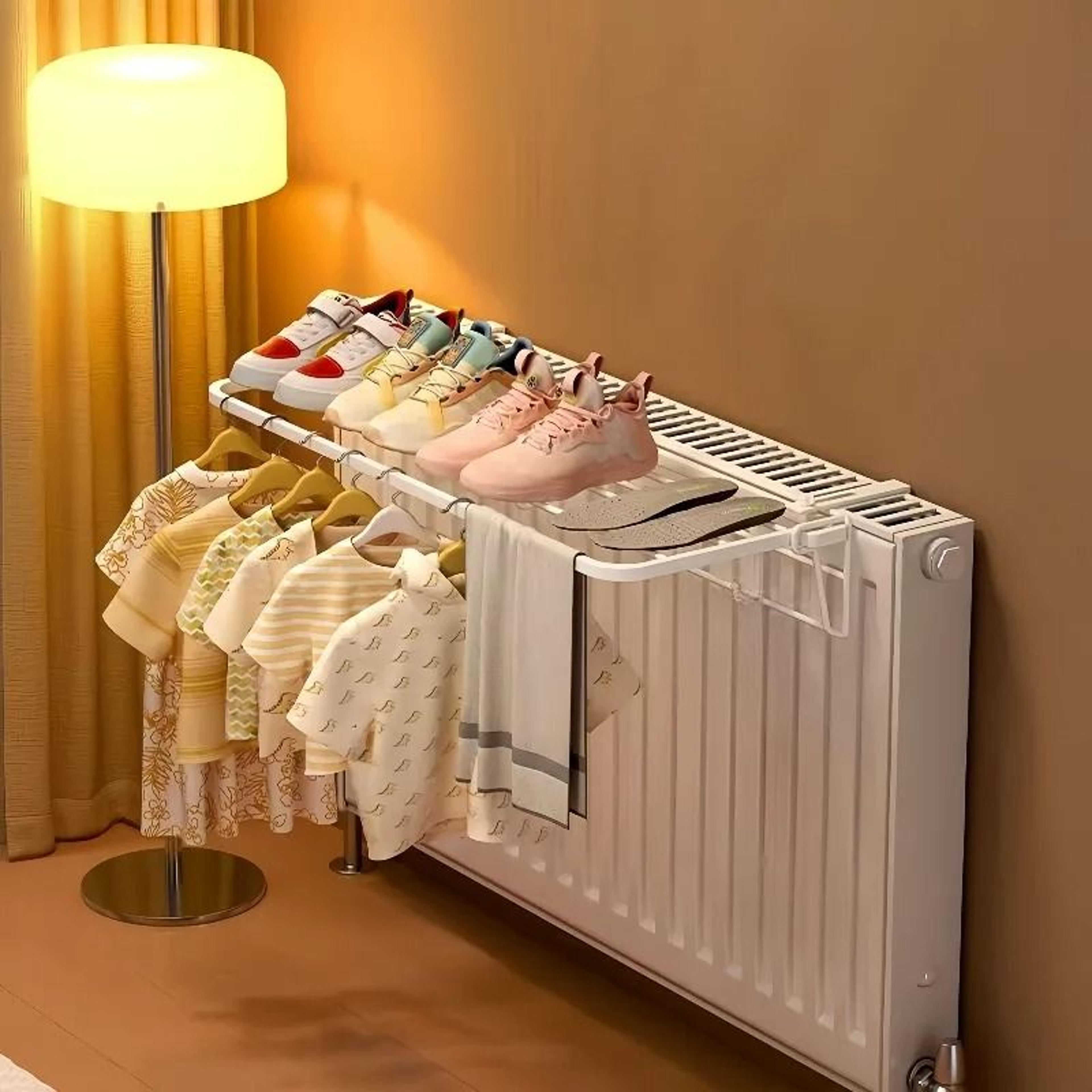 HeavyDuty WallMounted Radiator Rack 1