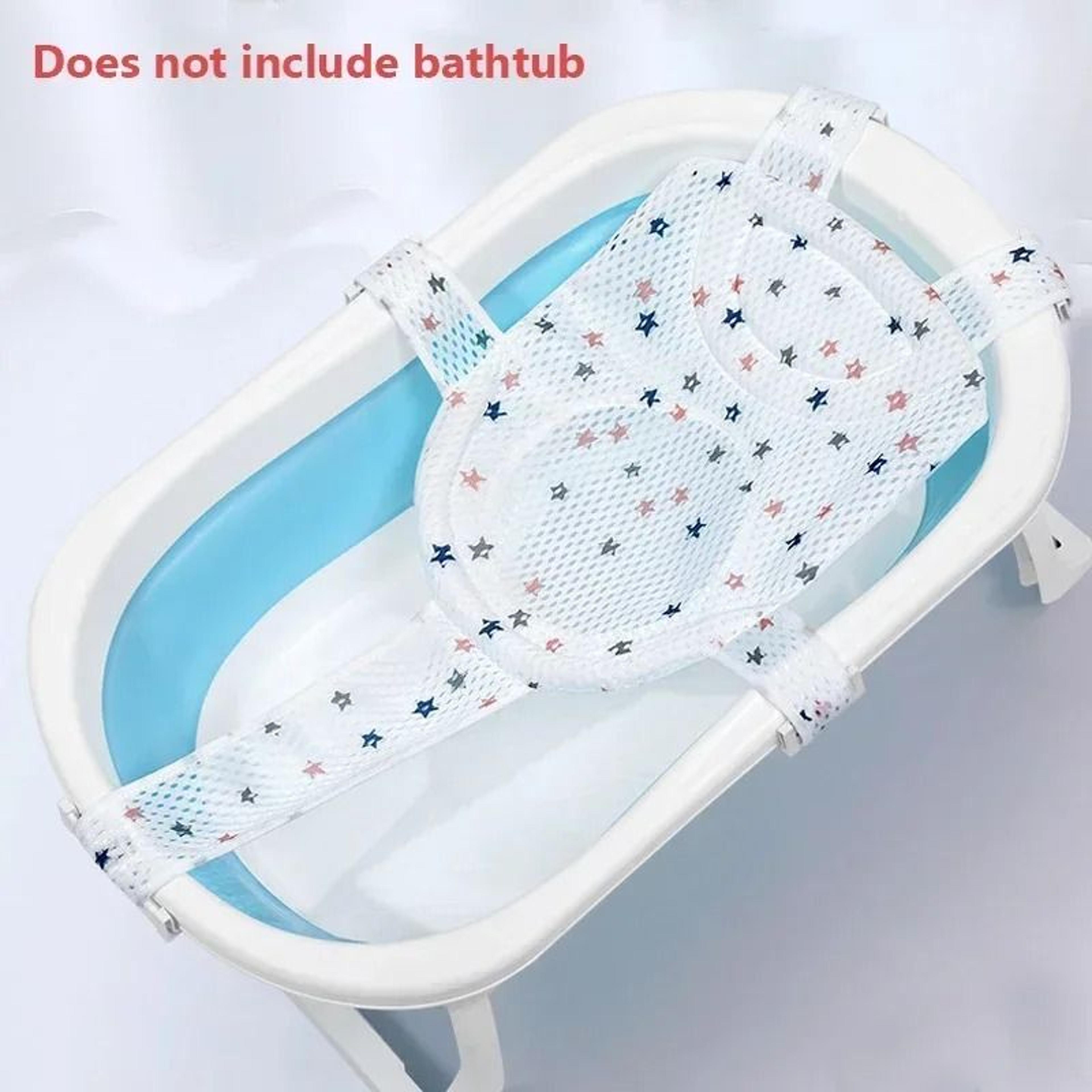 Newborn Adjustable CrossShaped Bath Net Mat 5
