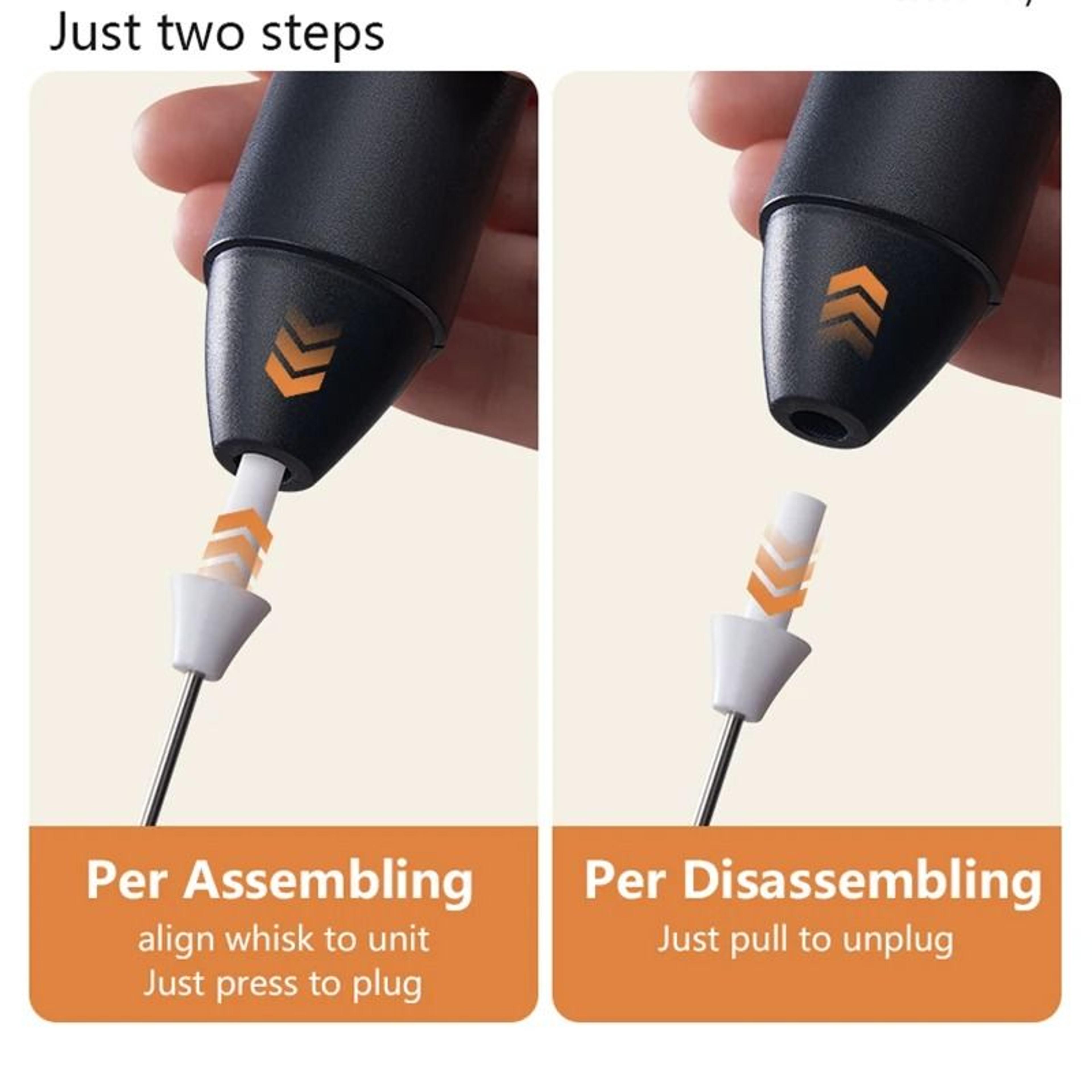 Wireless Handheld Electric Milk Frother 4