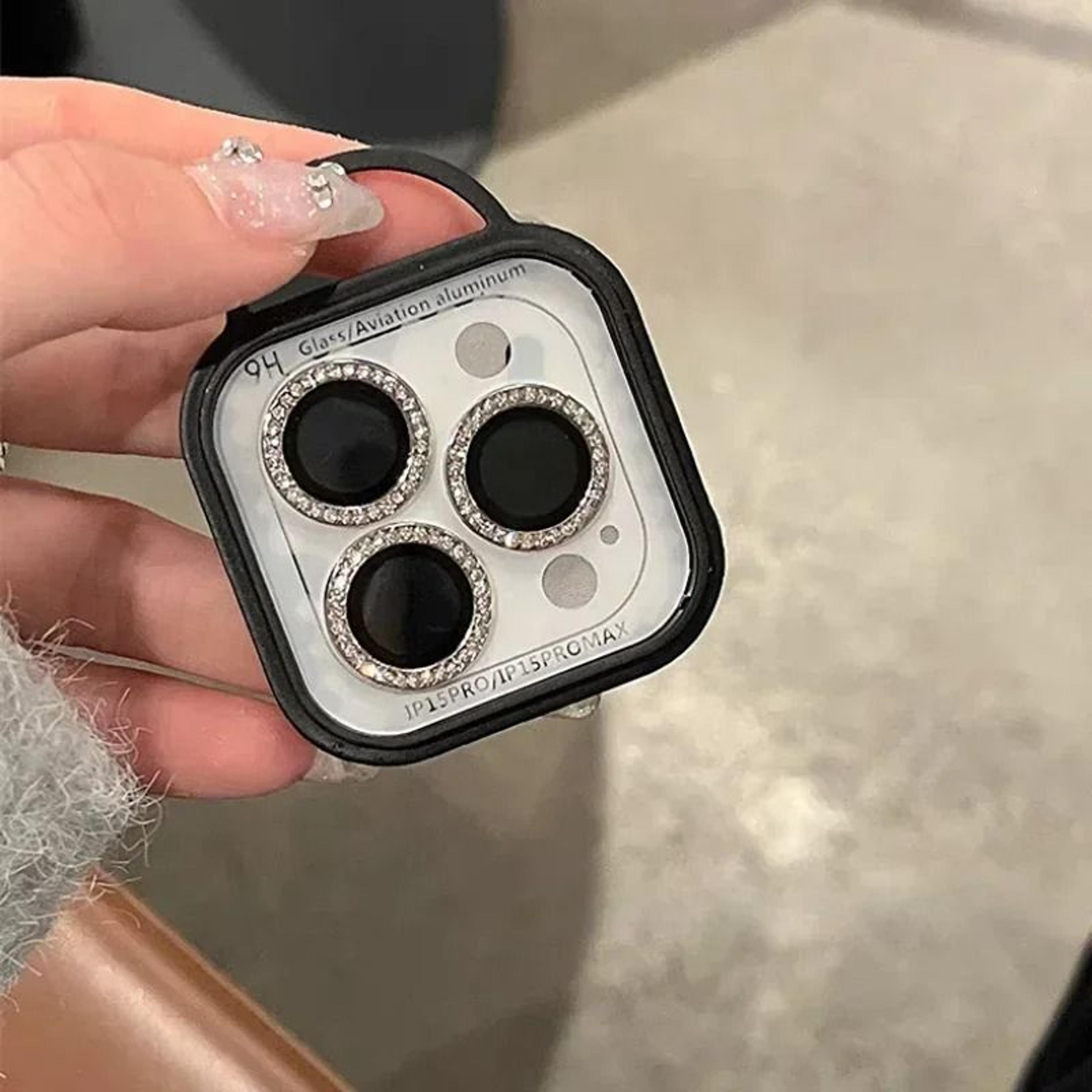 Glitter Diamond Camera Lens Protector Ring For IPhone 16 15 14 13 Pro Max 11