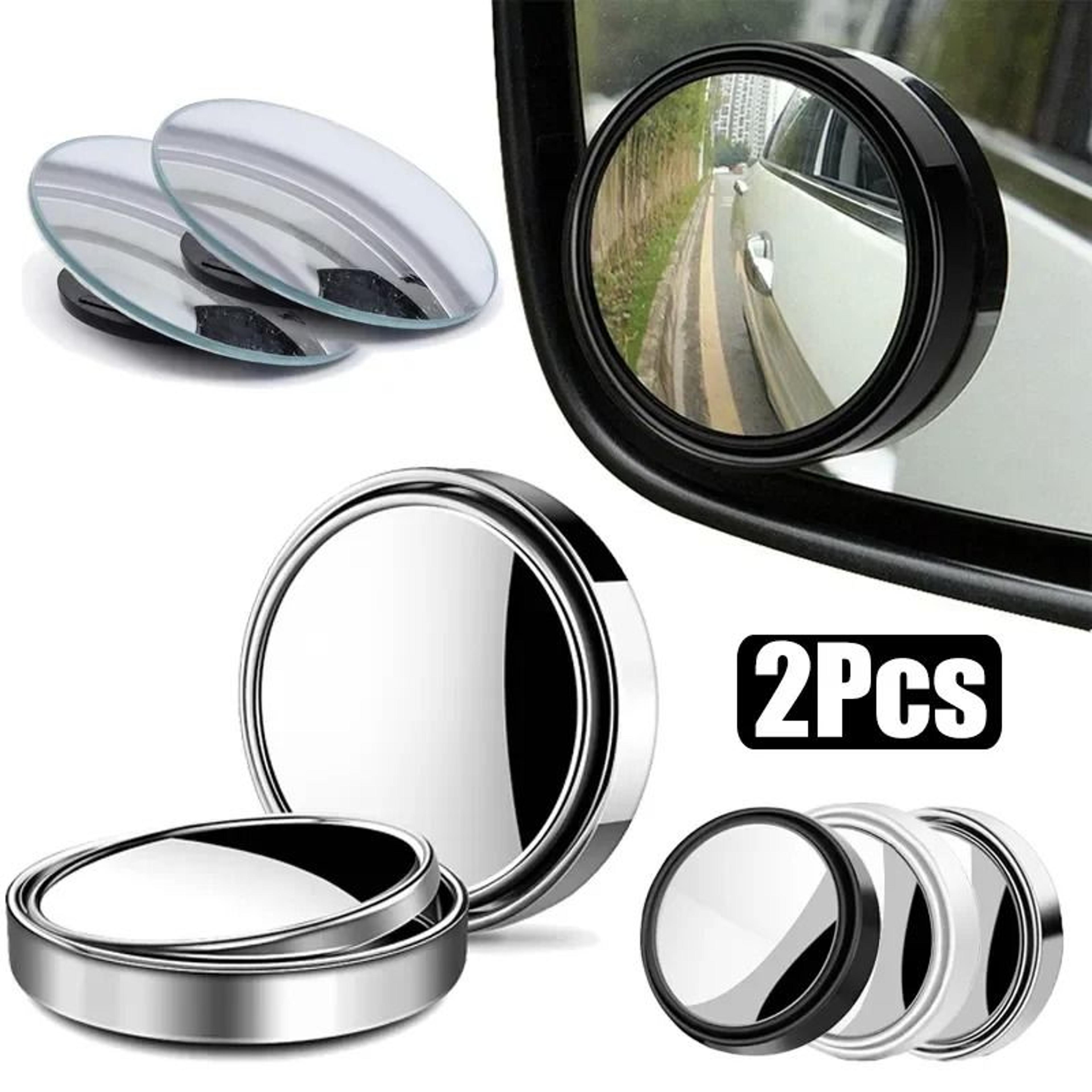360 Degree Adjustable Convex Blind Spot Mirror Set For Safe Driving 0