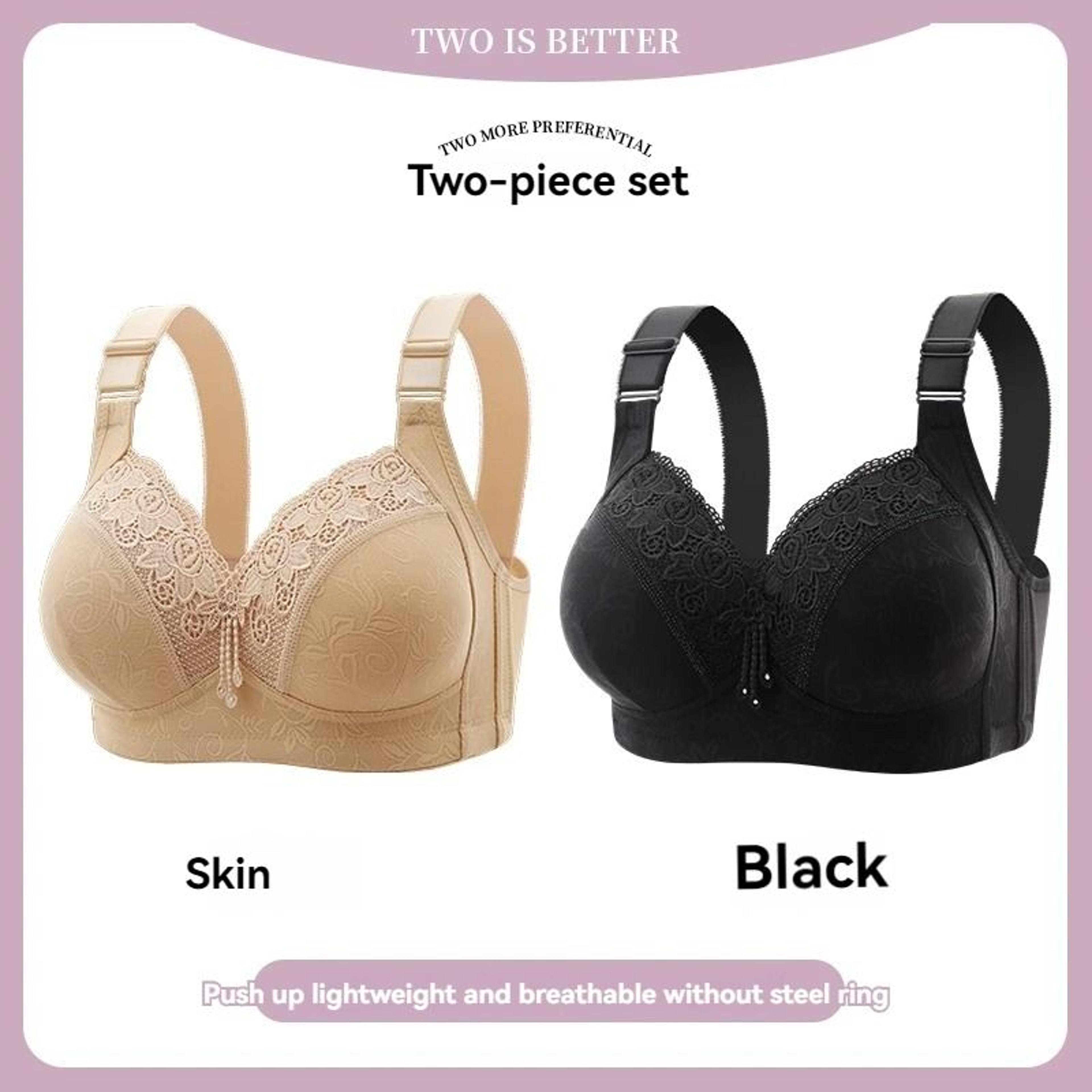 Womens UltraThin Lace Perspective Bralette  Elegant Deep V Lingerie 13