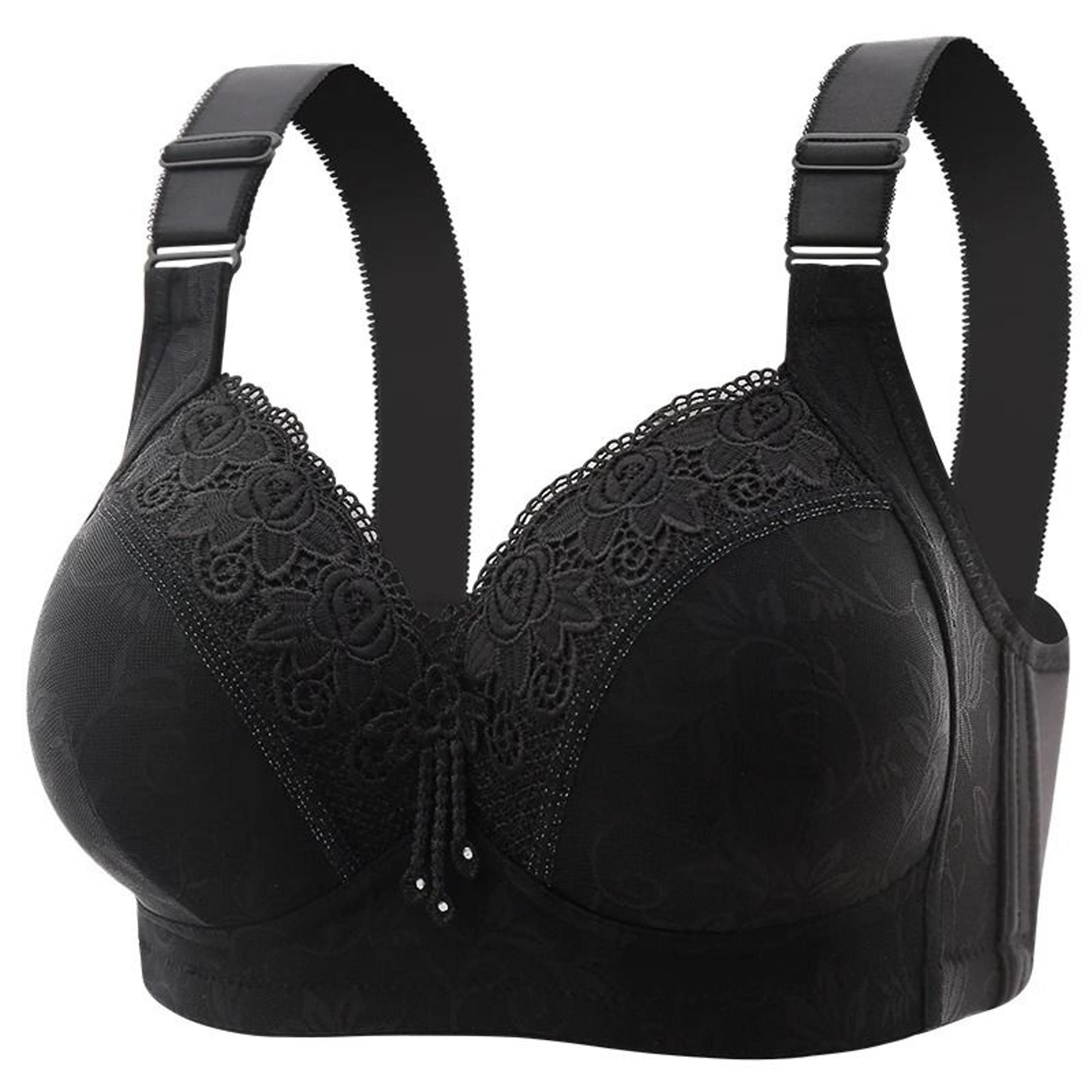 Womens UltraThin Lace Perspective Bralette  Elegant Deep V Lingerie 3