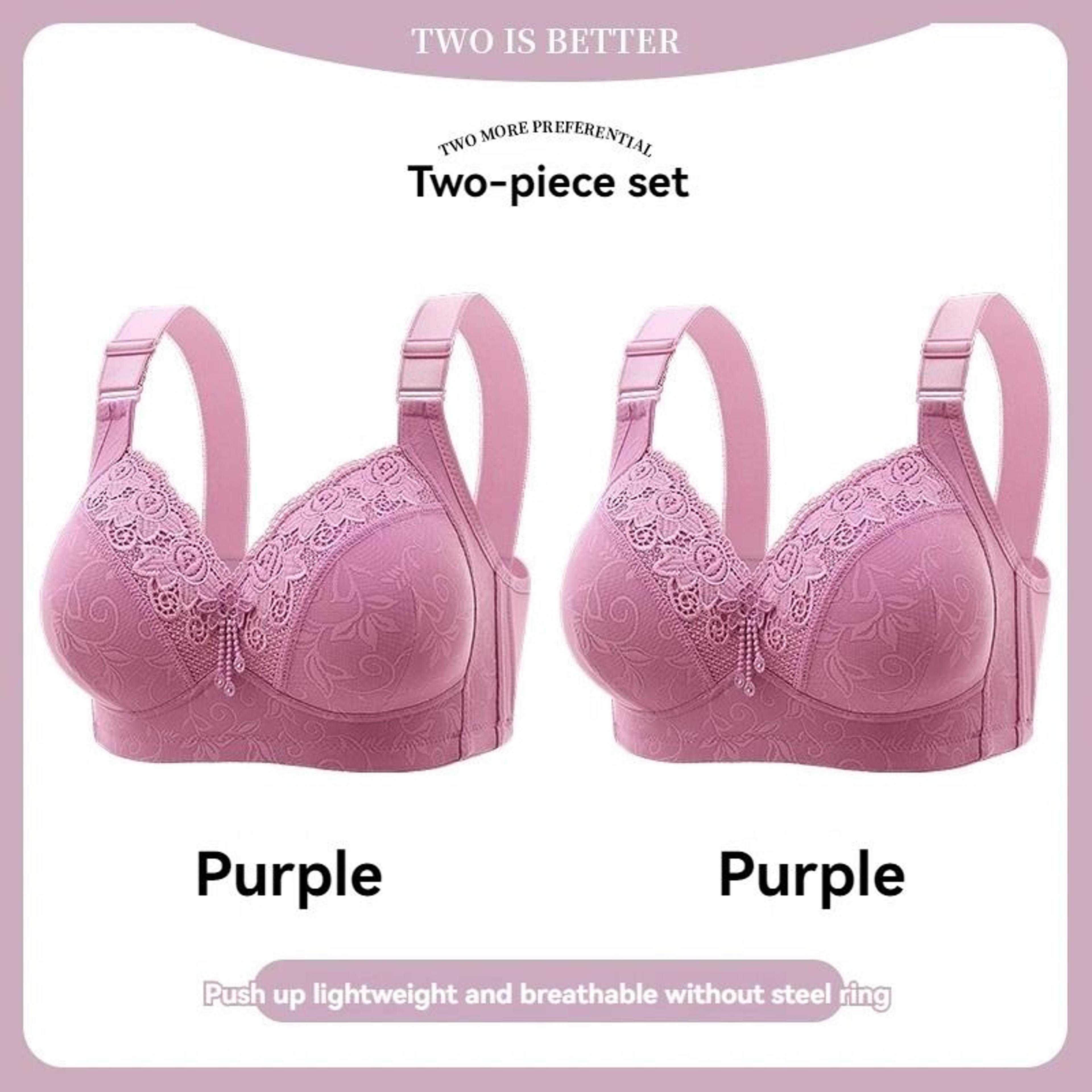 Womens UltraThin Lace Perspective Bralette  Elegant Deep V Lingerie 24
