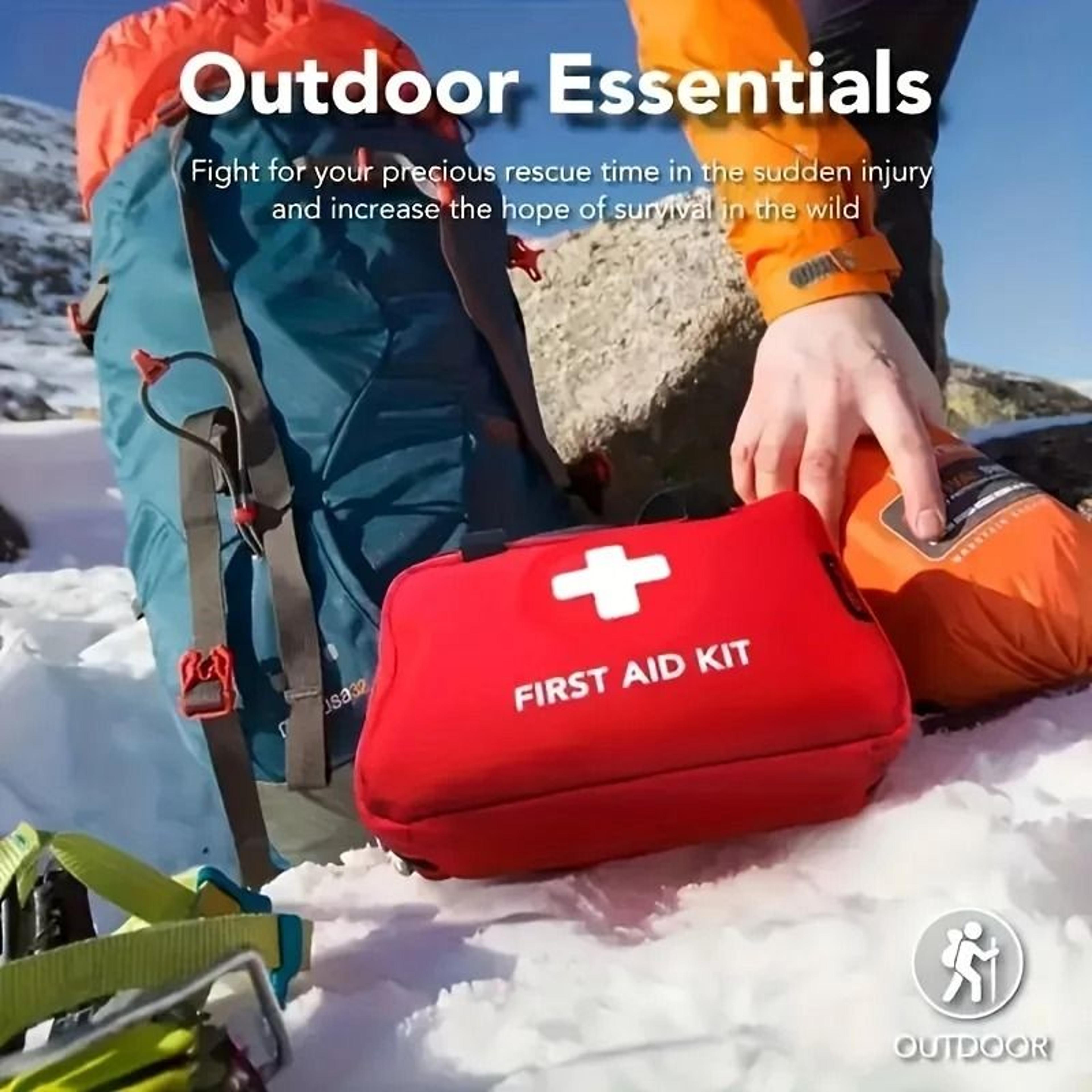 MultiPurpose Portable Emergency First Aid Kit  Tactical  Outdoor Ready 4