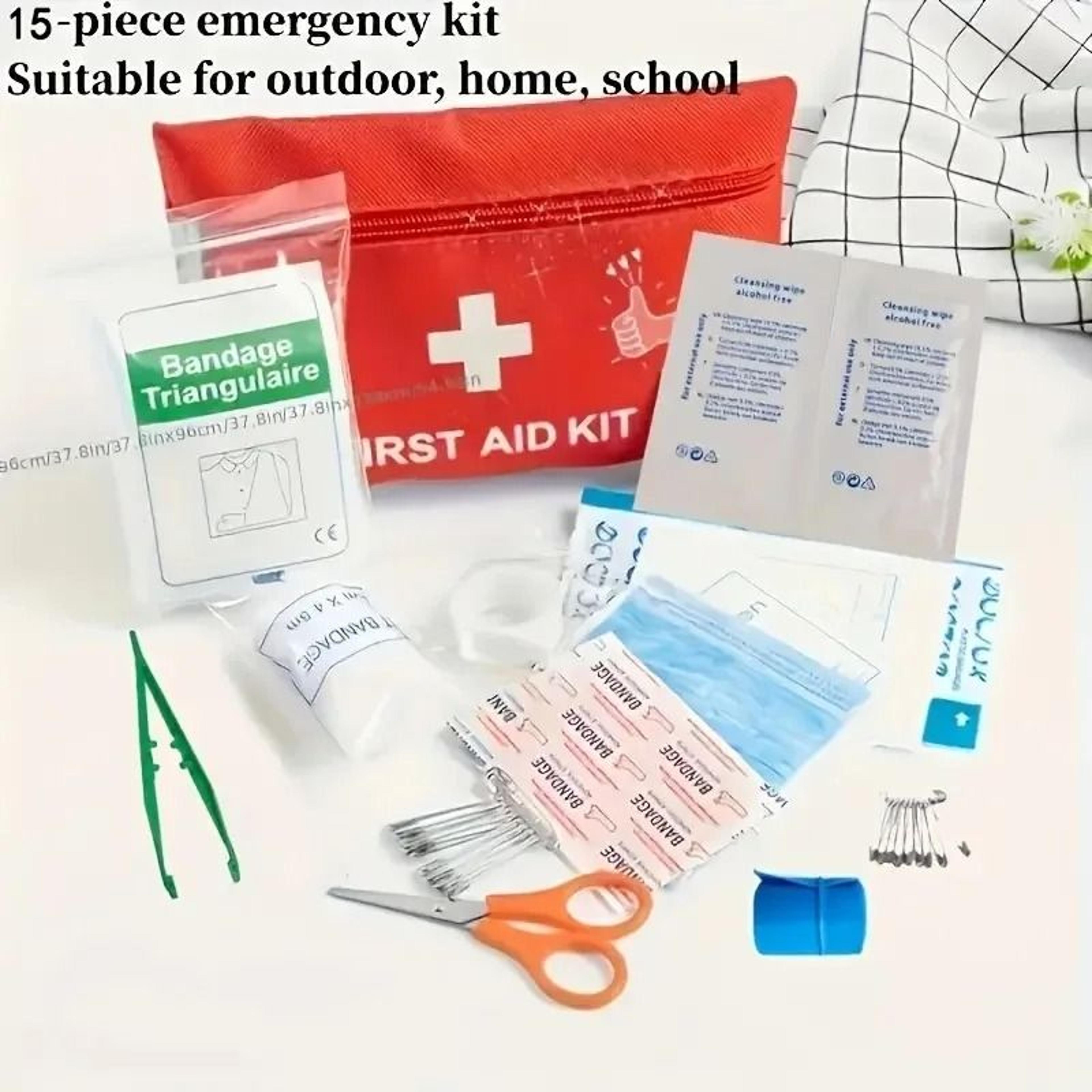 MultiPurpose Portable Emergency First Aid Kit  Tactical  Outdoor Ready 6