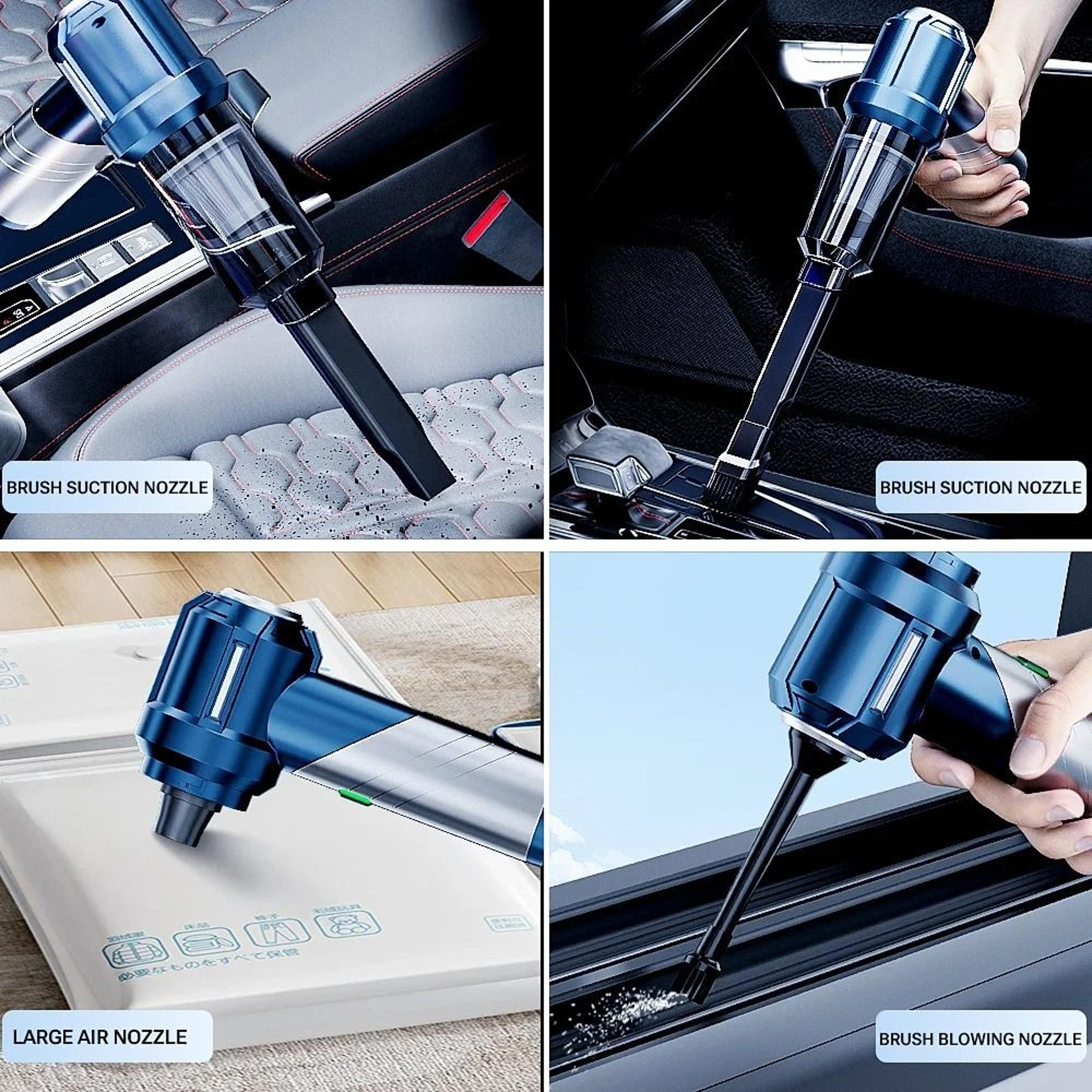 SZUK Foldable Portable Car Vacuum Cleaner  HighPower Wireless Cleaning 5
