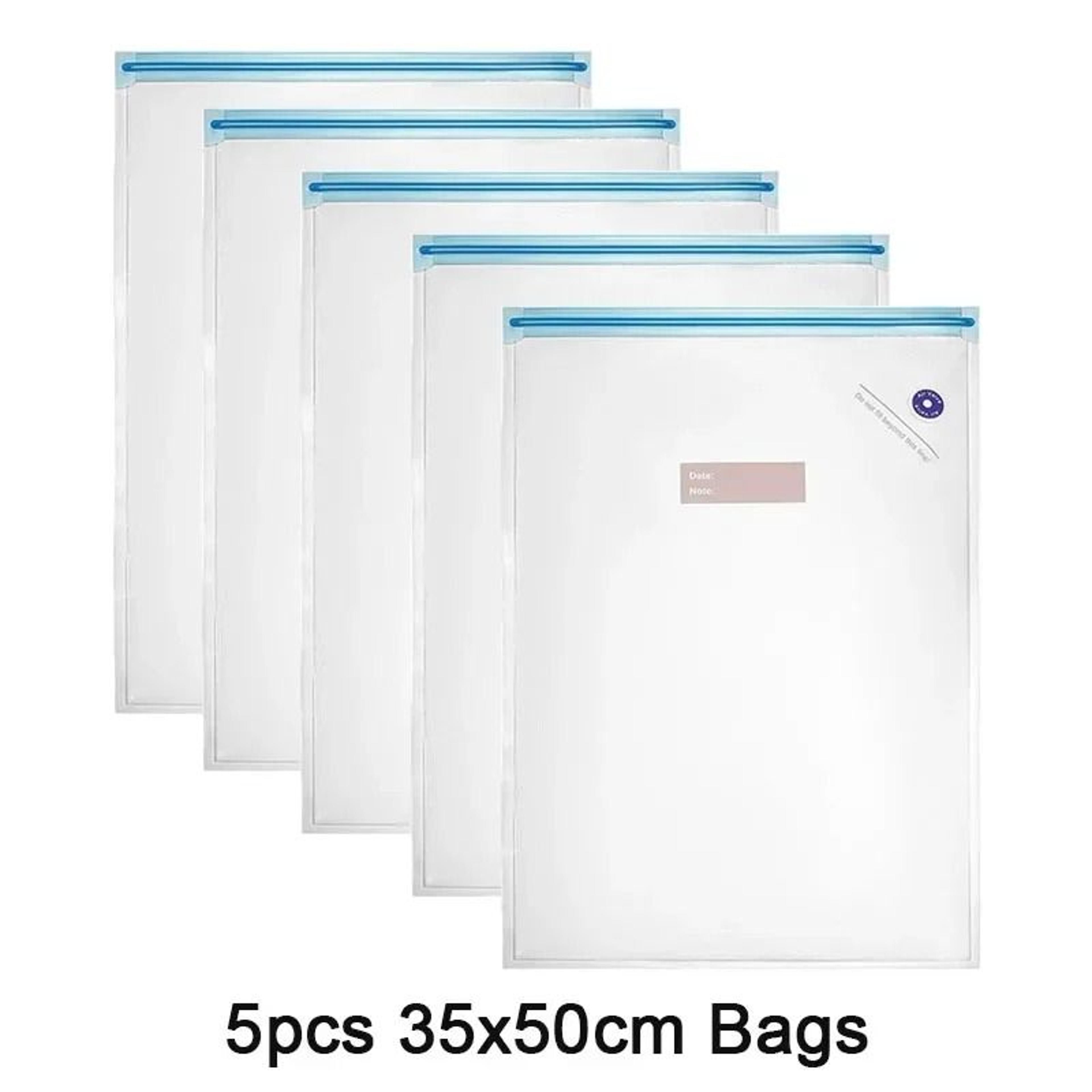 Reusable Vacuum Food Storage Bags  Electric Handheld Sealer Set 14