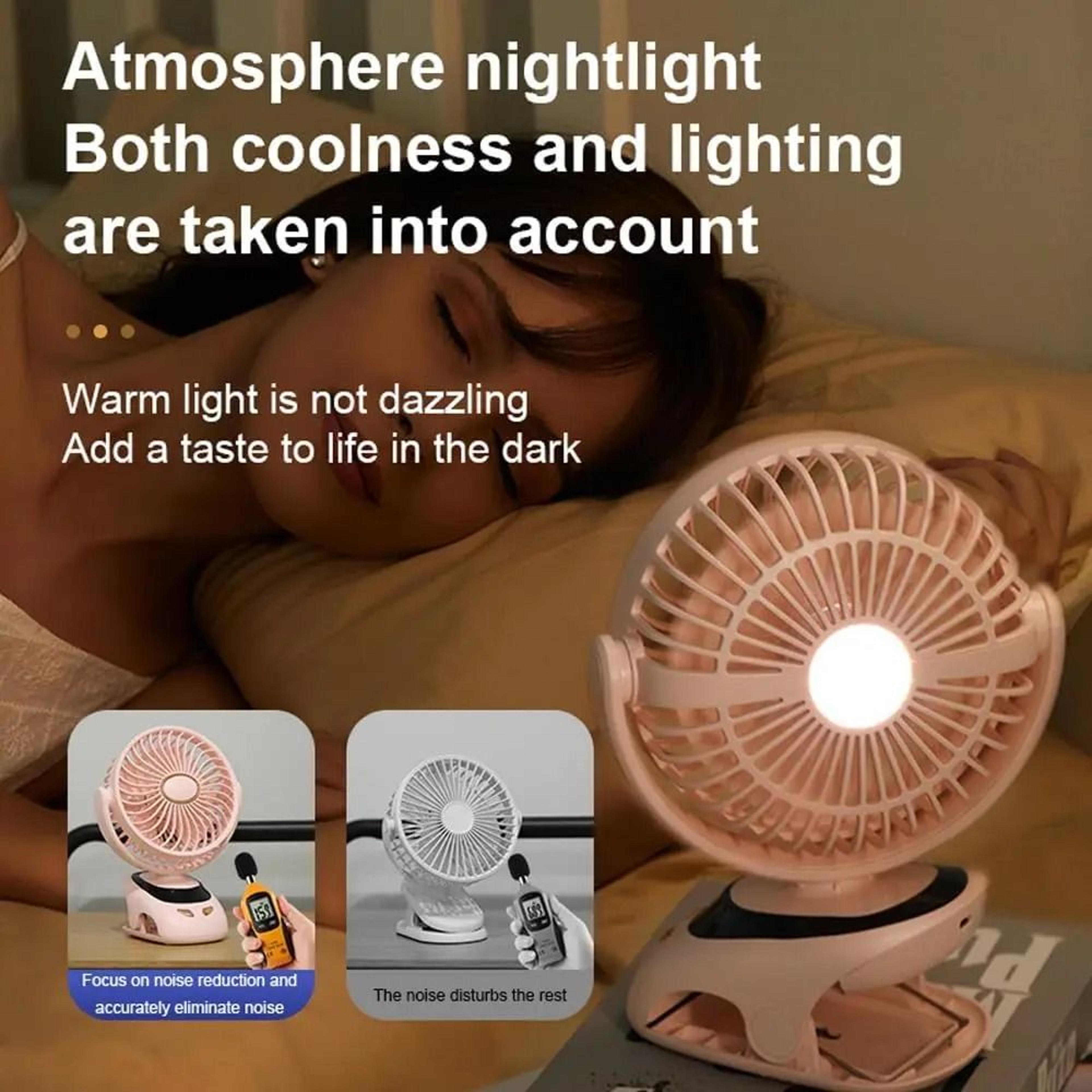Portable MultiSurface USB Clip Fan  Versatile Personal Cooling 3