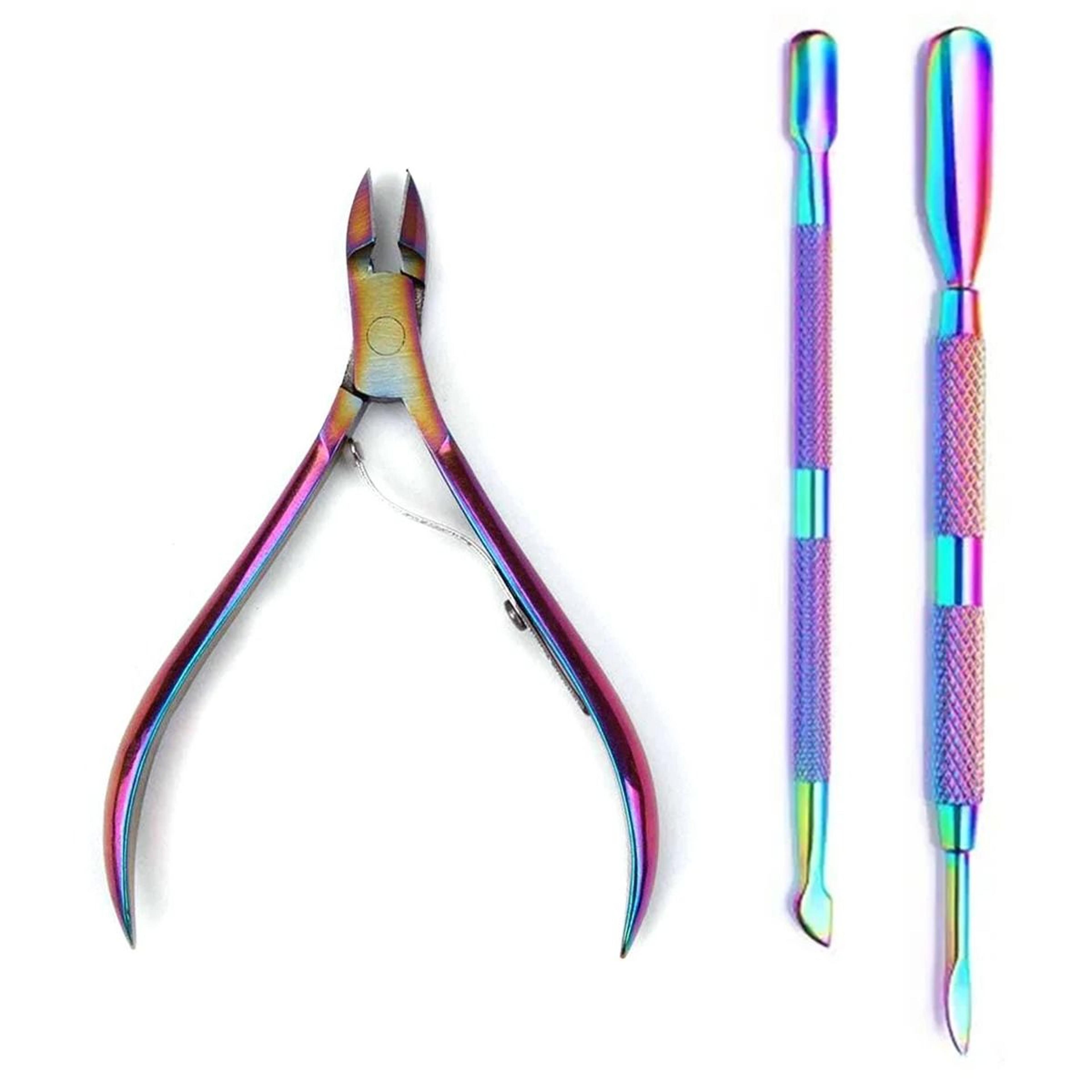 4Piece Professional Stainless Steel Manicure Kit  Precision Grooming Set 11