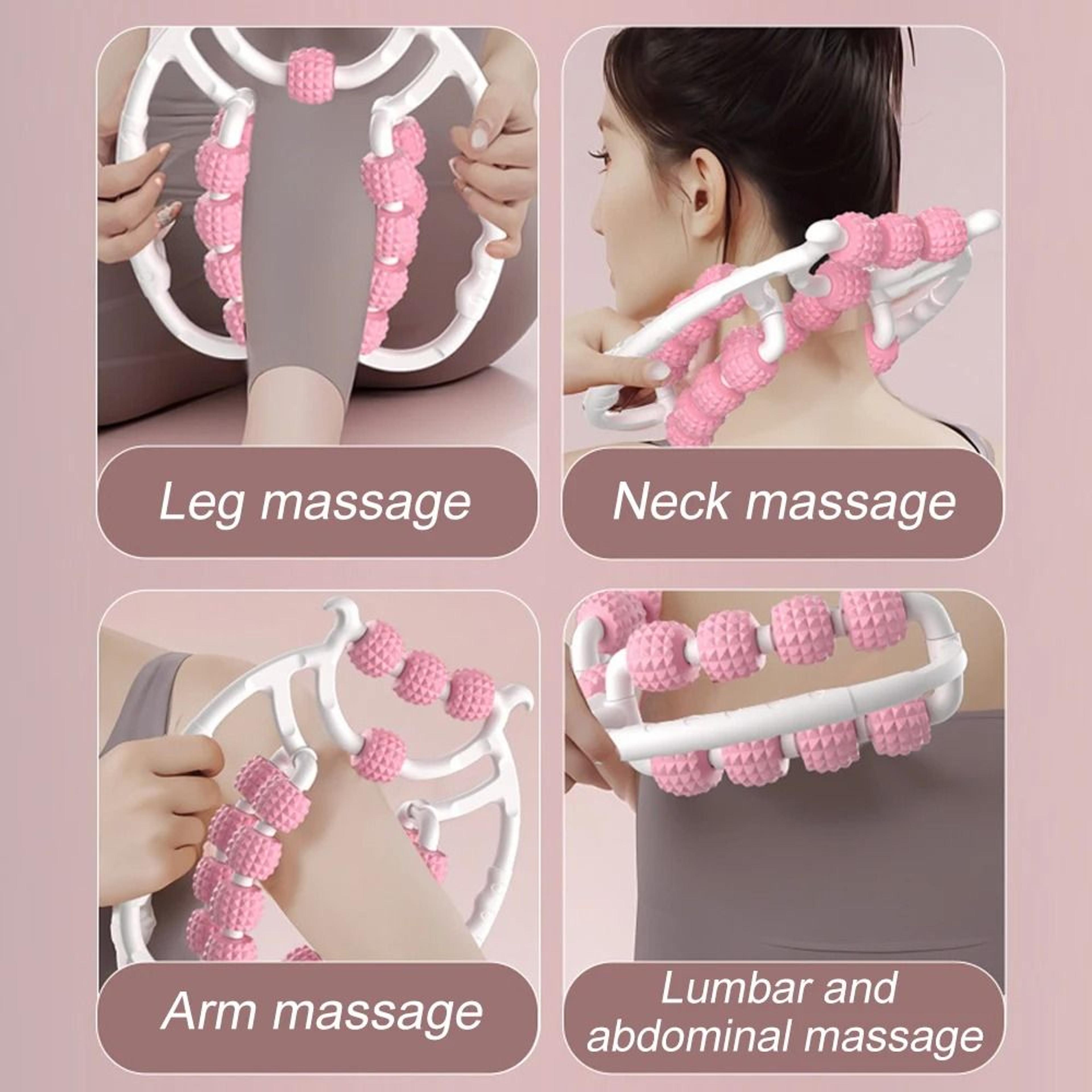 Newest 20 Wheel Annular Leg Clamp Massager  Anticellulite Body Slimming Roller 4