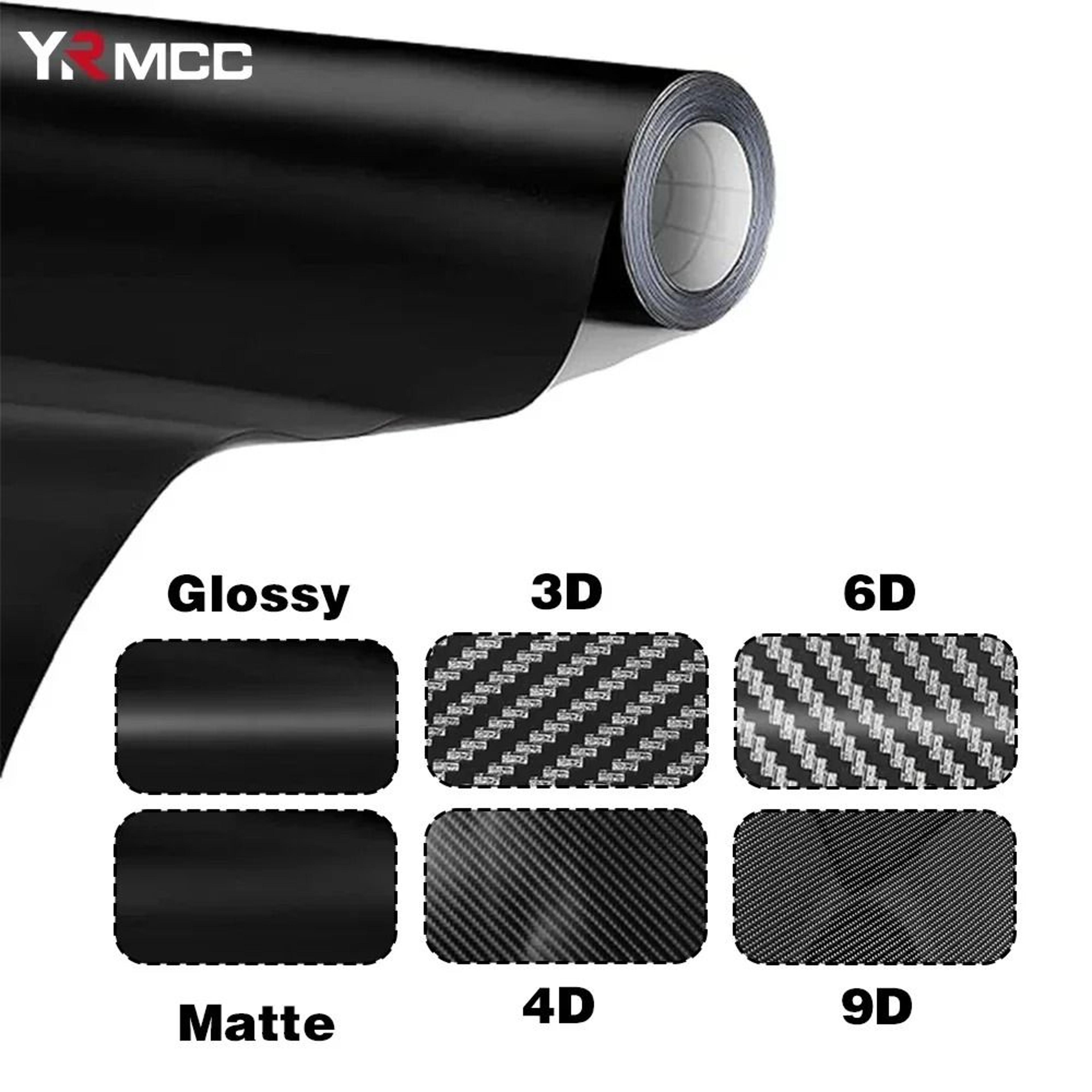 Premium Gloss Carbon Fiber Vinyl Wrap  Waterproof 3D6D Car Styling Film 0