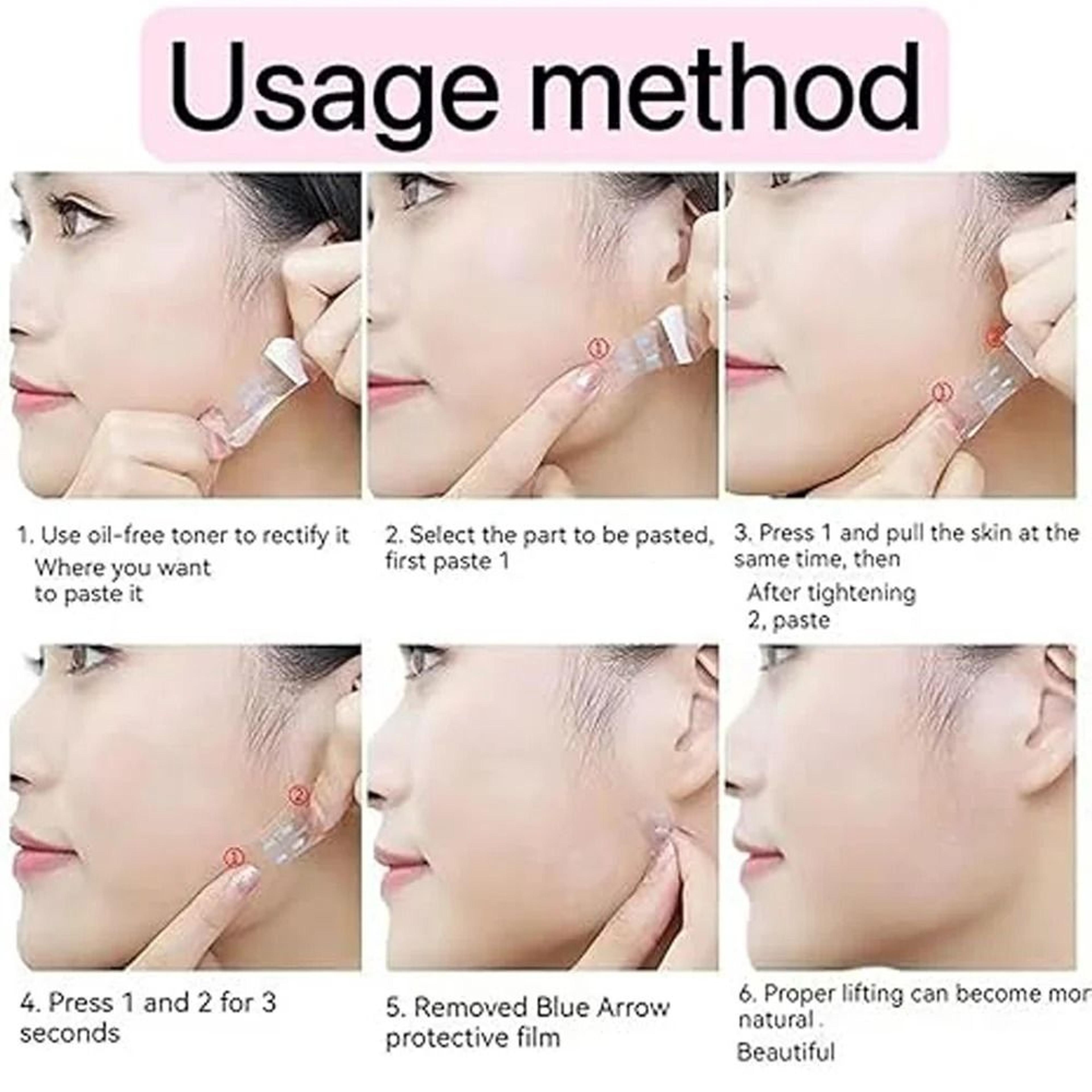 VLift Invisible Face Stickers  Instant Face Lifting And Tightening Tape 5
