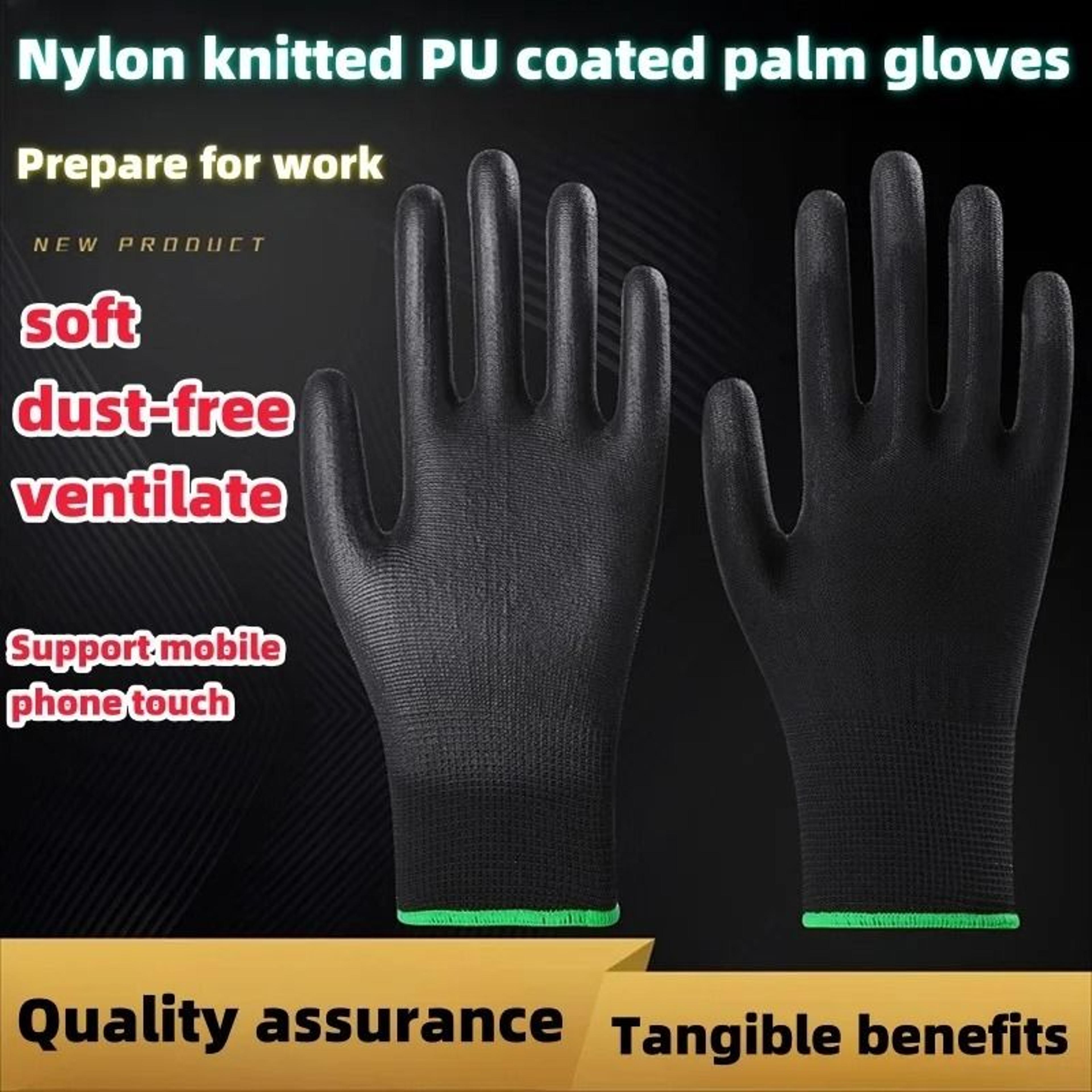 10 Pairs Durable Safety Gloves  AntiSlip  WearResistant Protective Gear 1