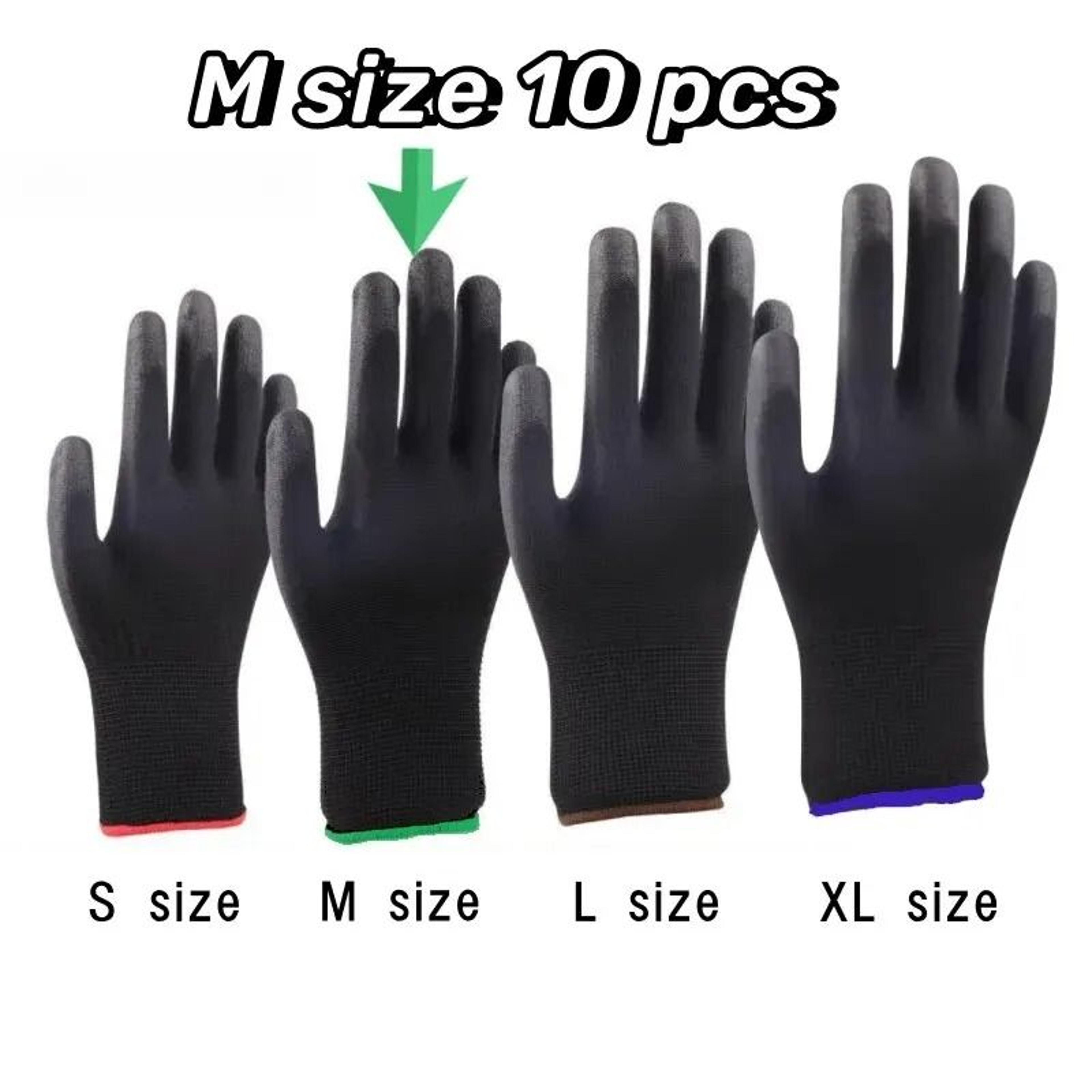 10 Pairs Durable Safety Gloves  AntiSlip  WearResistant Protective Gear 6