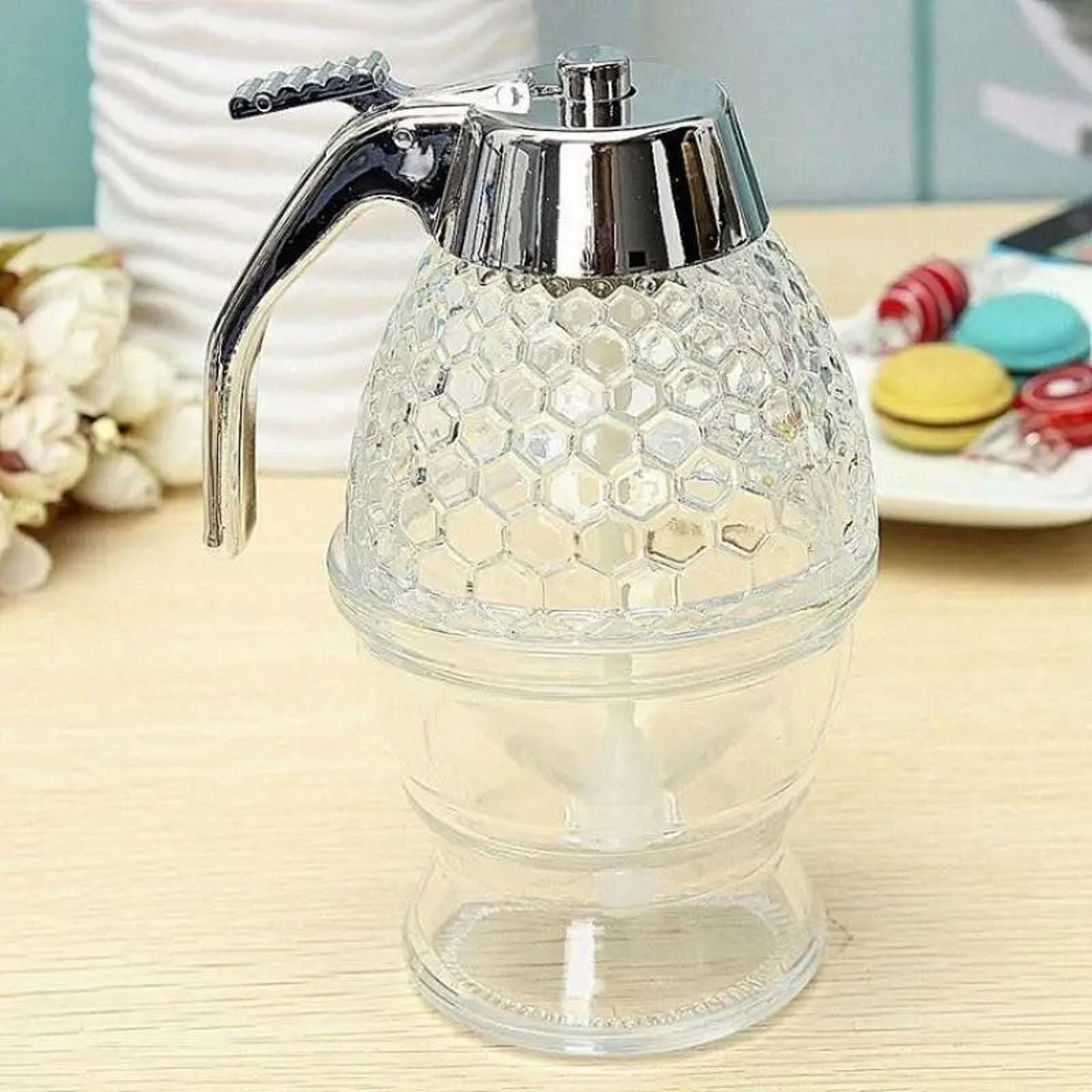 Japanese Creative PressType Honey Jar  NoDrip Squeeze Syrup Dispenser 3