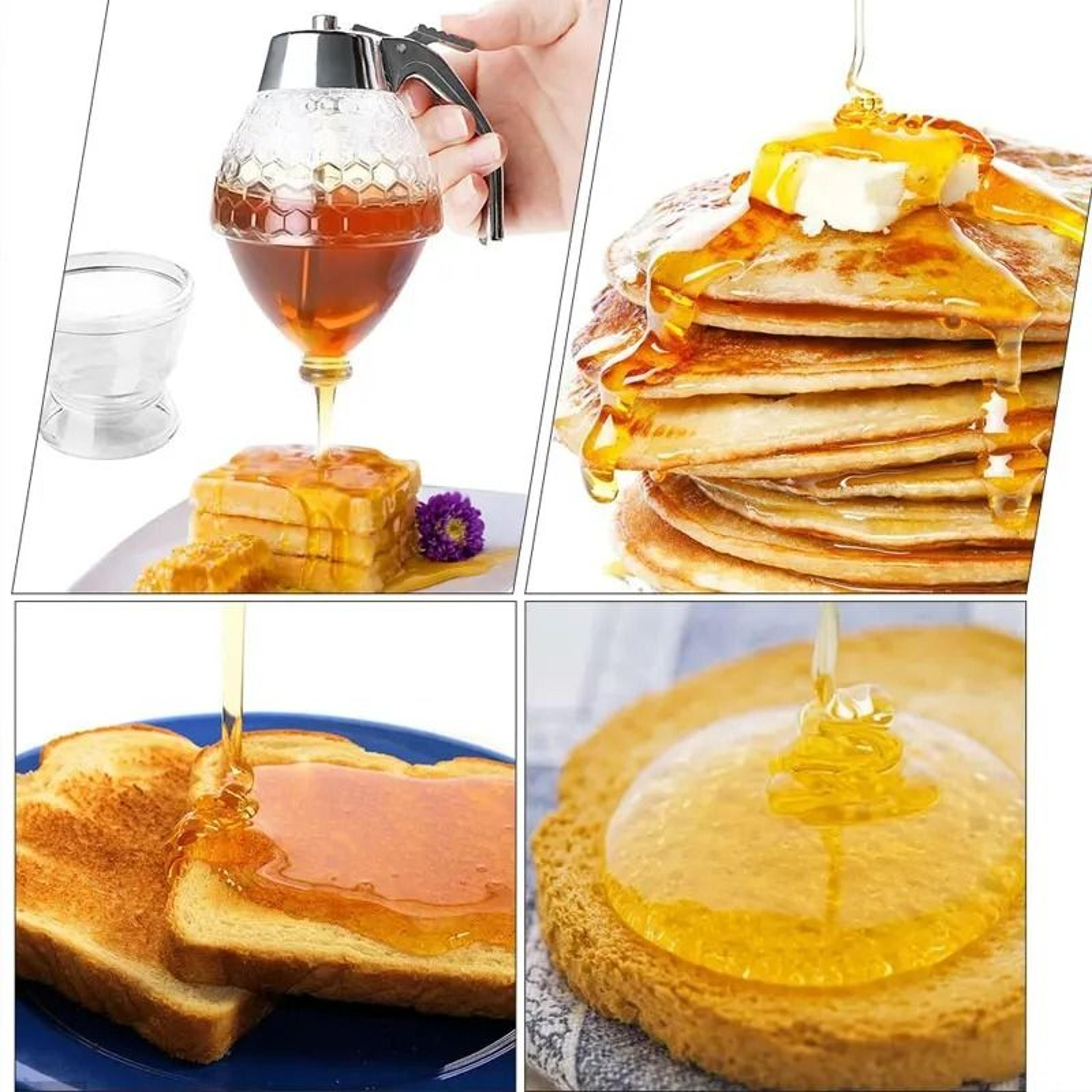 Japanese Creative PressType Honey Jar  NoDrip Squeeze Syrup Dispenser 5
