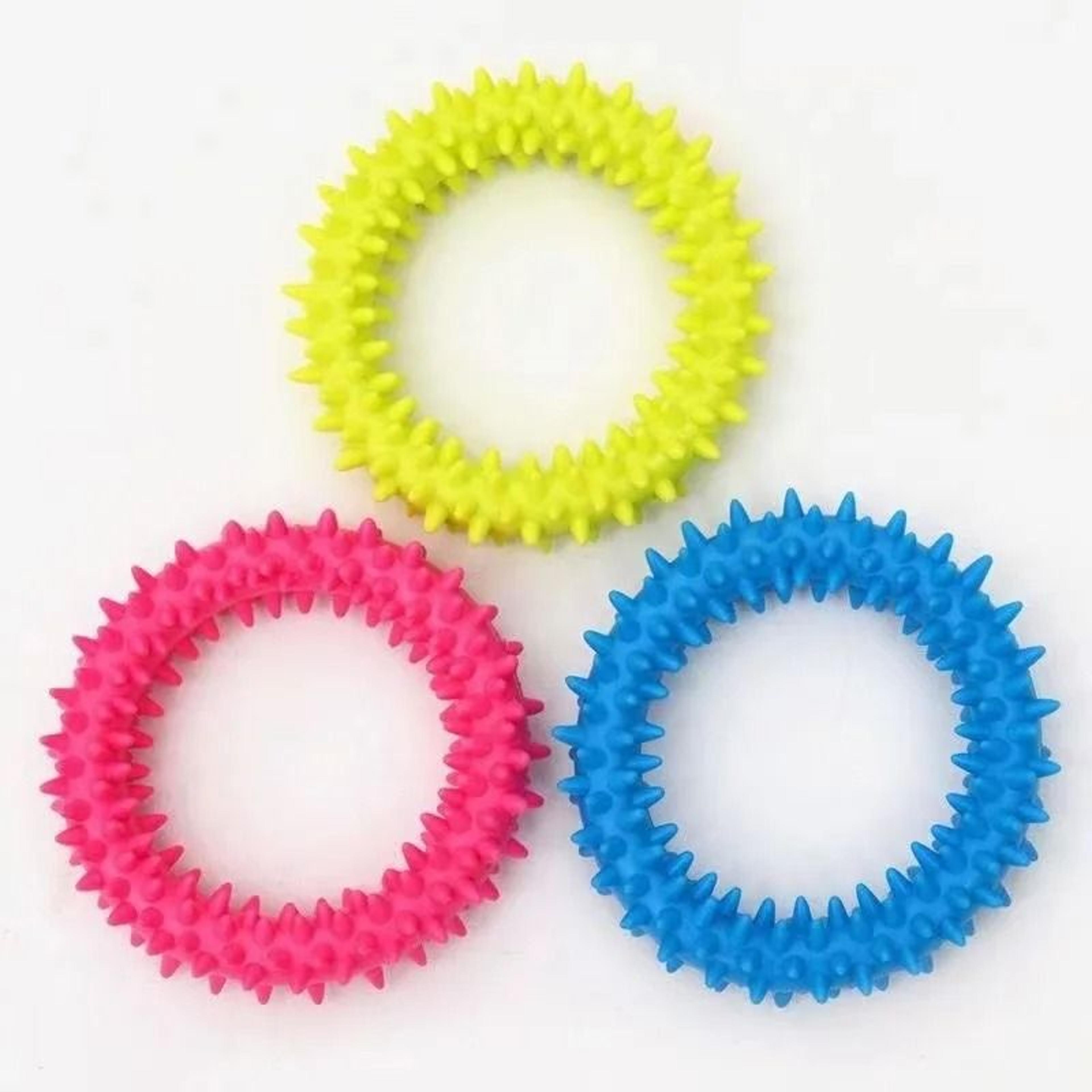 Durable Rubber Pet Chew Toy  Teeth Cleaning  Training Toy For Small Dogs 1