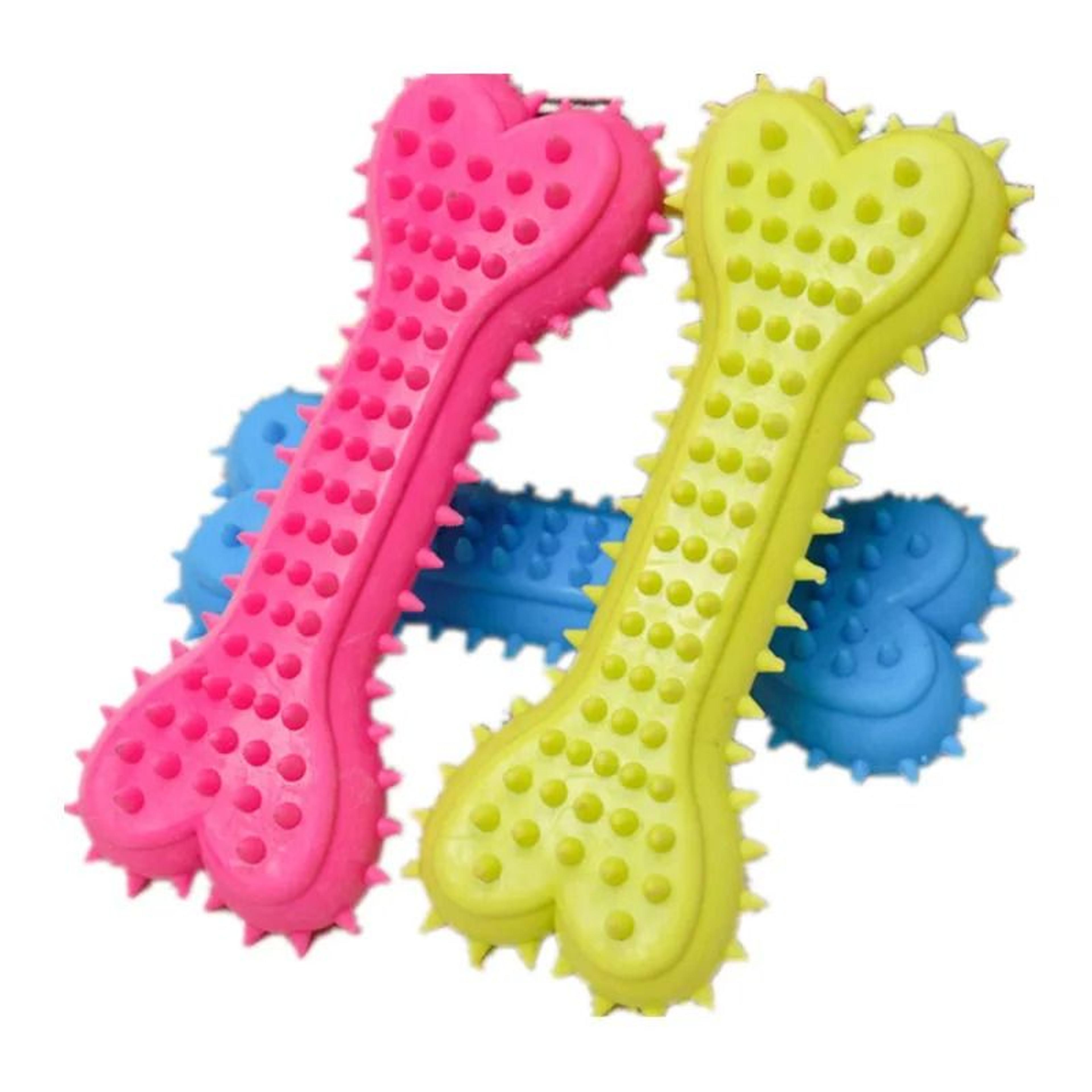 Durable Rubber Pet Chew Toy  Teeth Cleaning  Training Toy For Small Dogs 2
