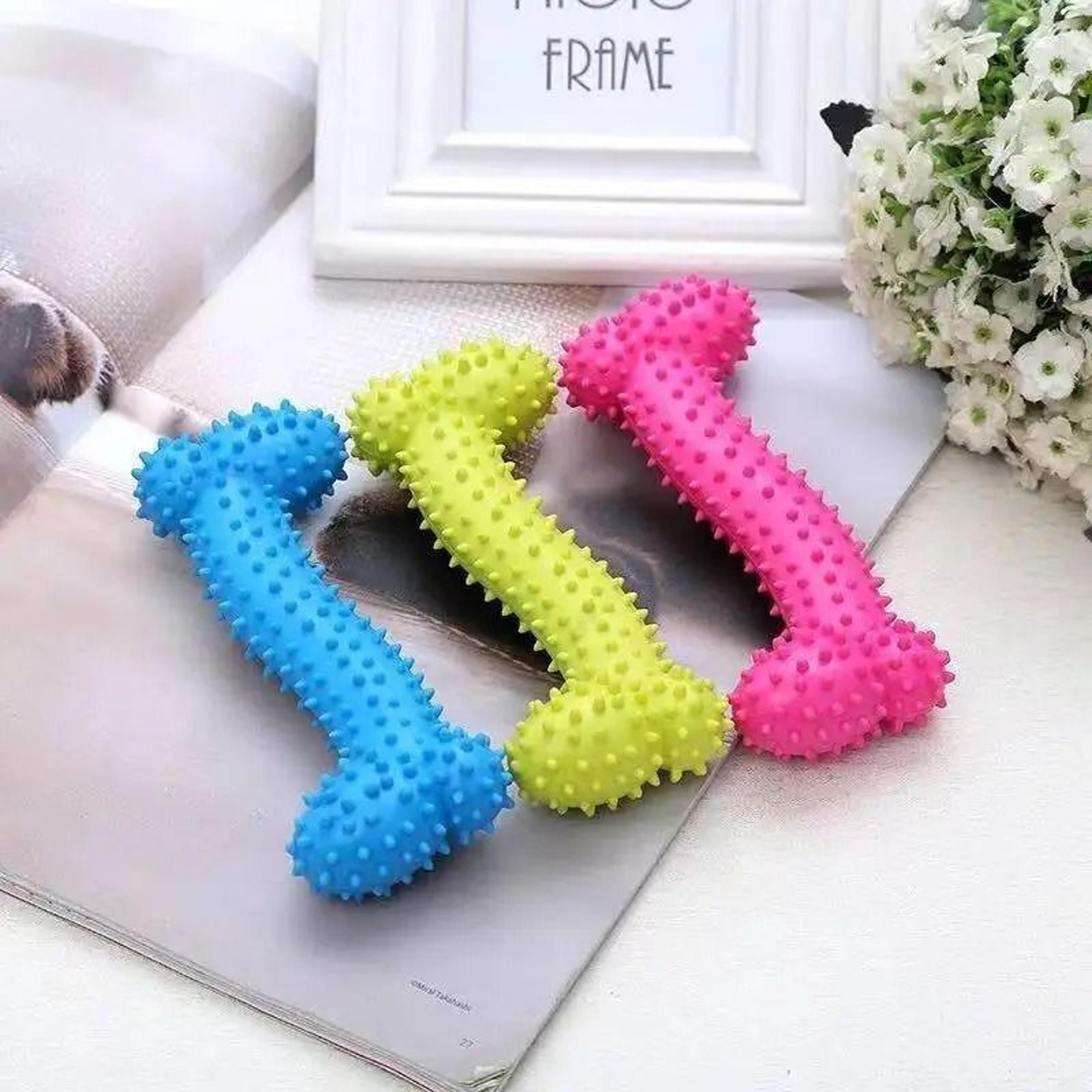 Durable Rubber Pet Chew Toy  Teeth Cleaning  Training Toy For Small Dogs 3