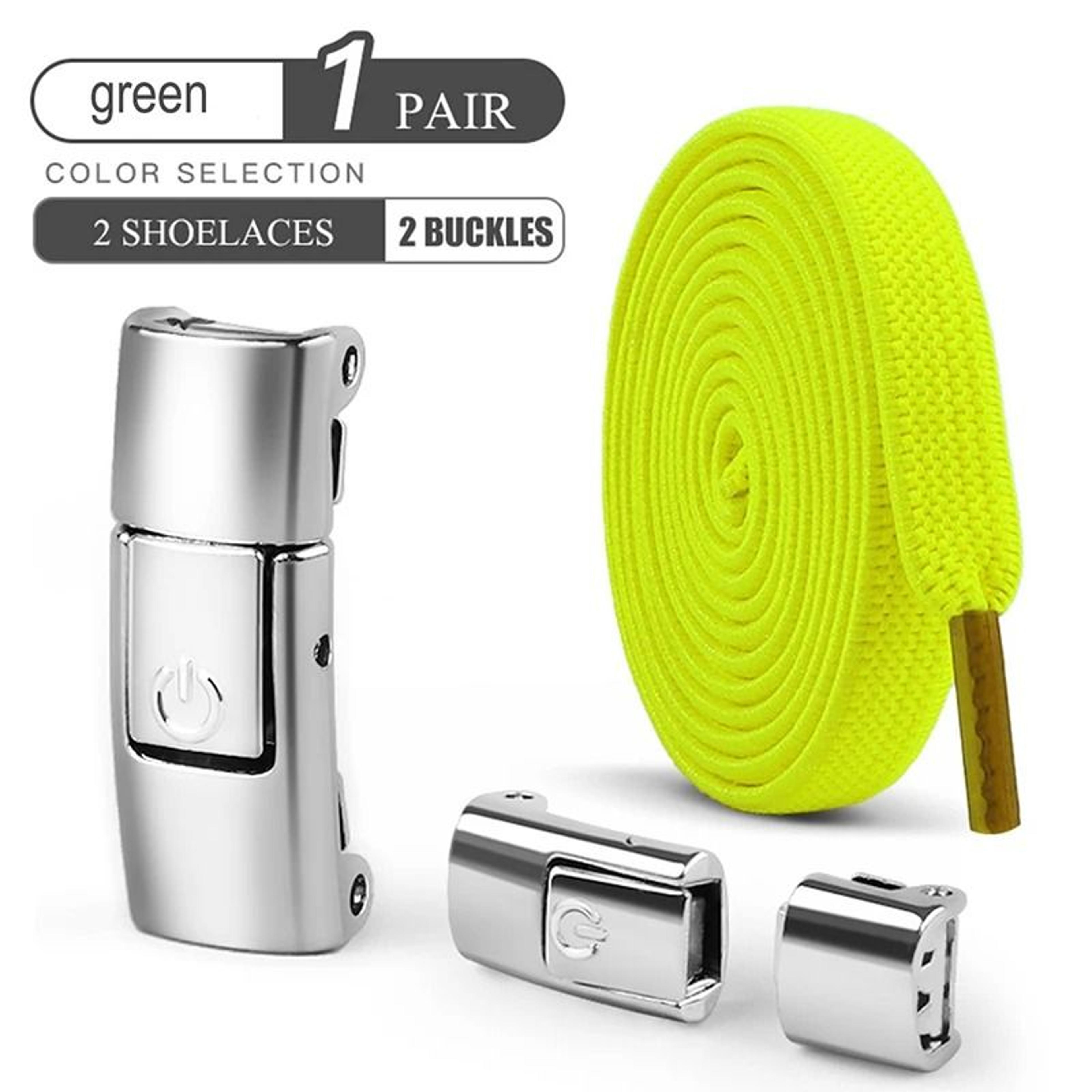 8mm NoTie Elastic Shoelaces  Press Lock Flat Sneaker Laces 8