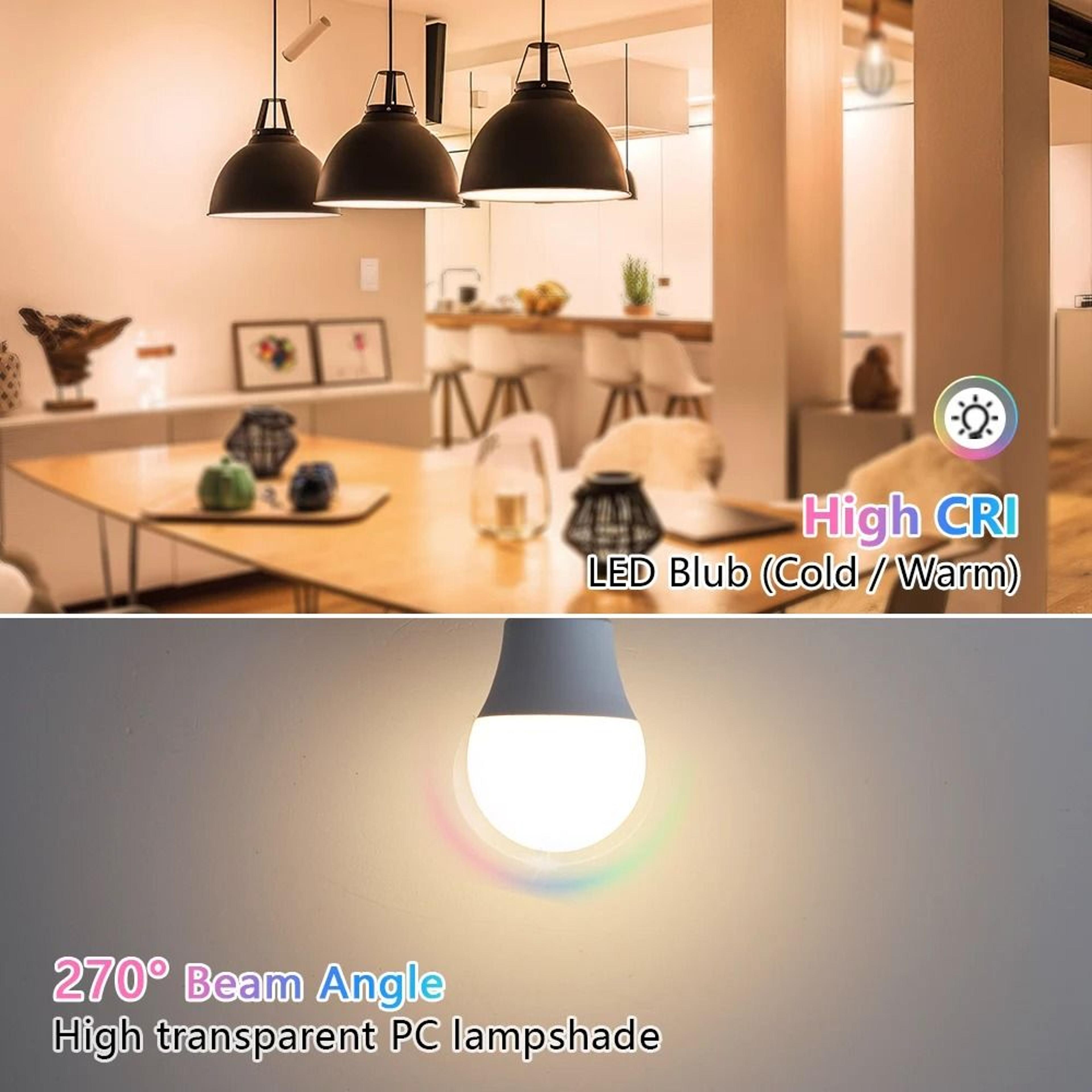 4Pack E27 LED Bulb Set  HighEfficiency Indoor Lighting 3