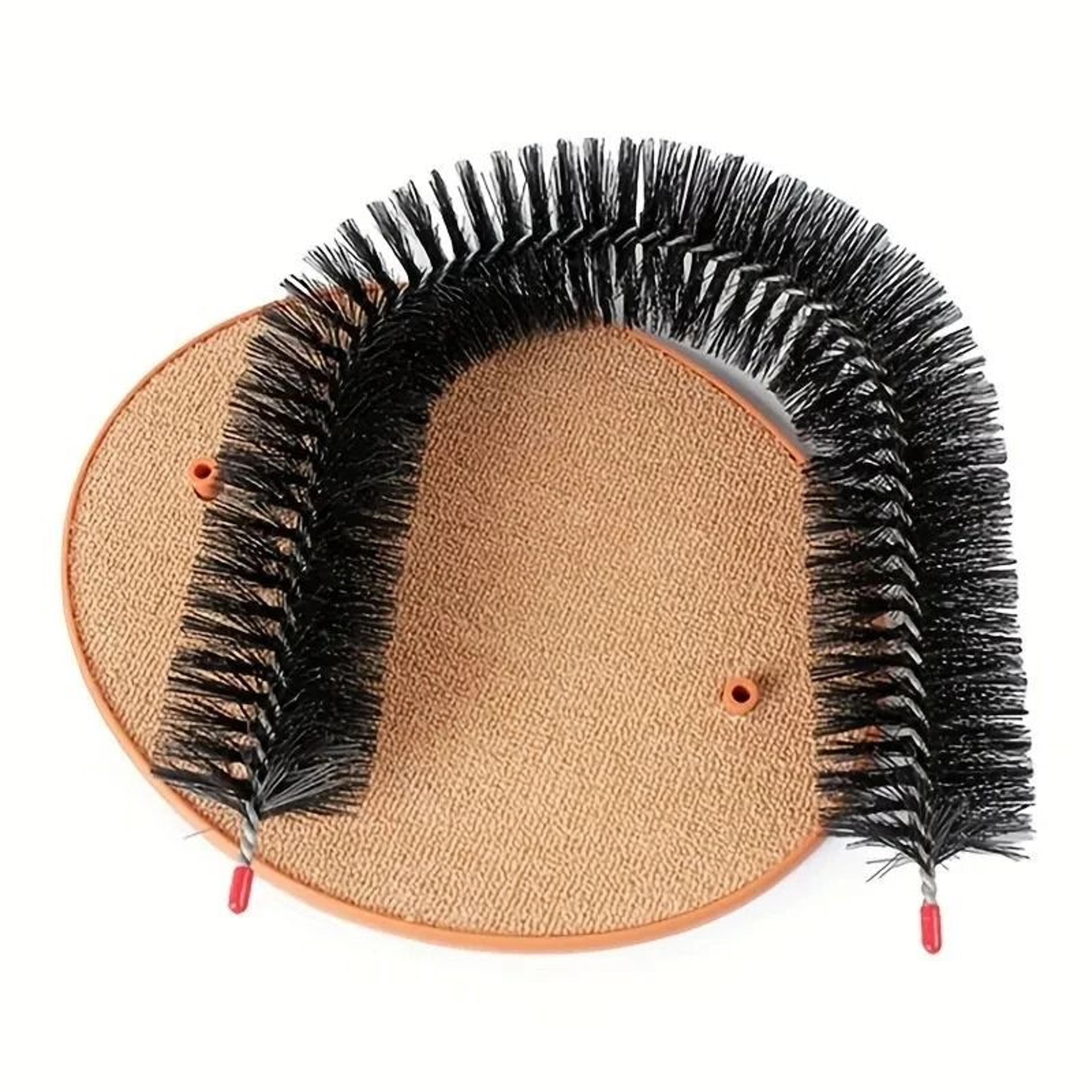 Cat Toy Arch Self Groomer  Feline Massage Brush  Scratching Pad 3